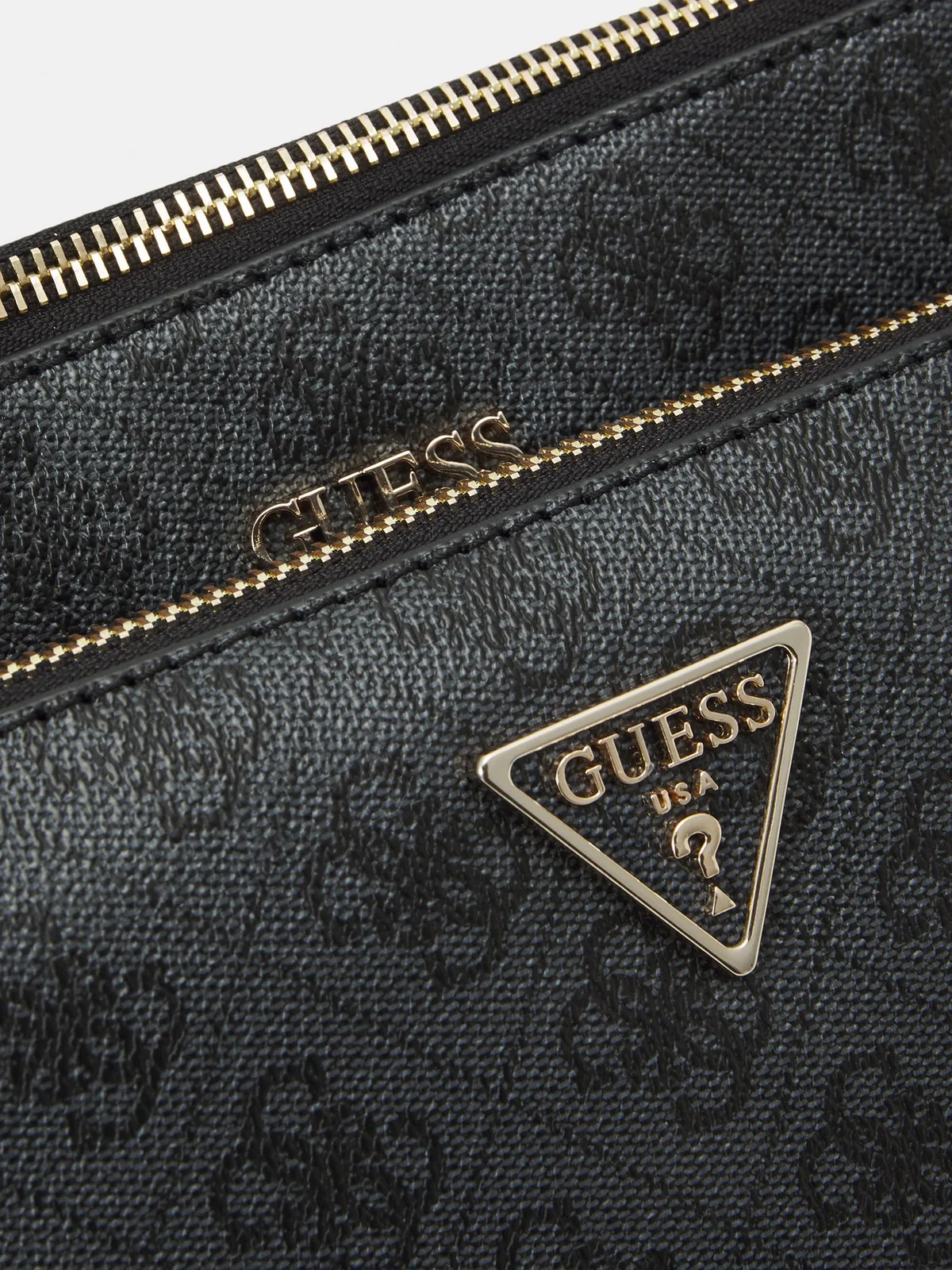 GUESS Borsa Donna NOELLE DBL POUCH CROSSBODY HWBG78 79710 CLO Grigio - Image 5