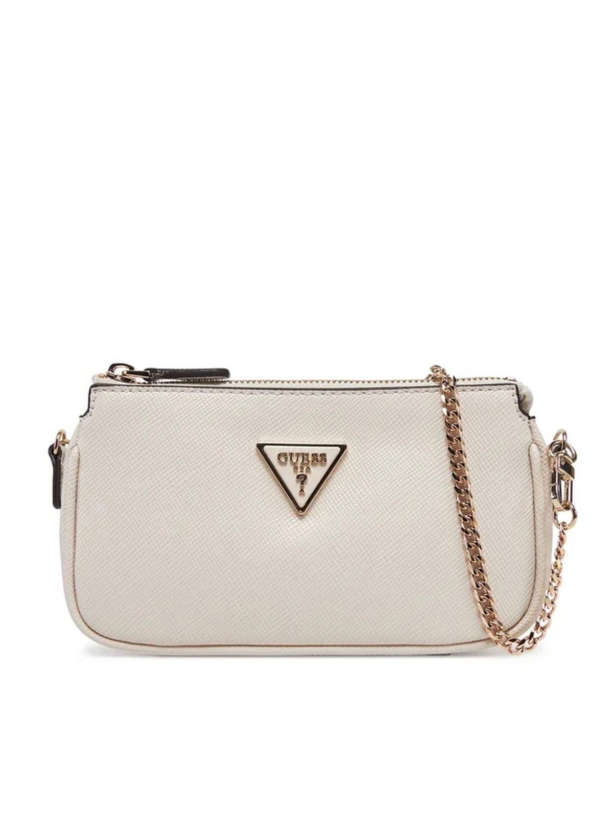 GUESS Borsa Donna NOELLE DBL POUCH CROSSBODY HWZG78 79710 BON Beige - Image 5