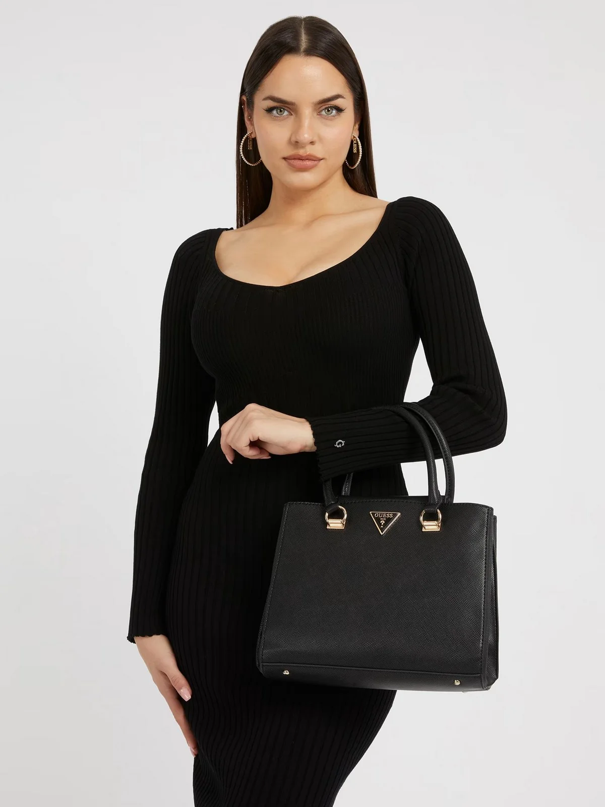 GUESS Borsa Donna Noelle HWZG78 79060 BLA Nero - Image 2