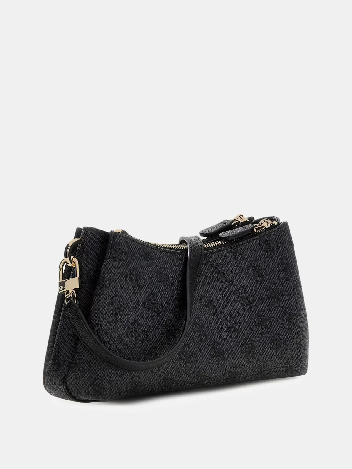 GUESS Borsa Donna NOELLE II 3 COMP SHLDR XBODY HWBG96 72730 CLO COAL LOGO - Image 3