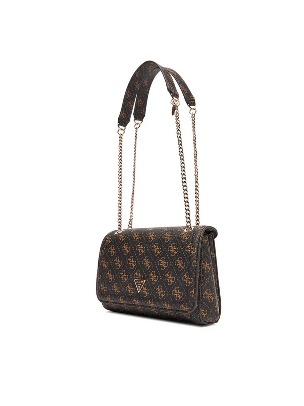 GUESS Borsa Donna NOELLE II CNVRTBLE XBODY FLAP HWQG96 72210 BNL BROWN LOGO - Image 4