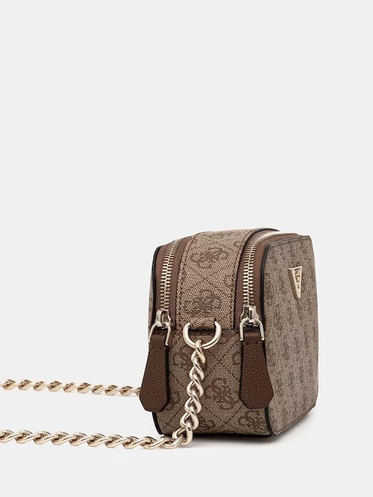 GUESS Borsa Donna NOELLE II CROSSBODY CAMERA HWBG96 72140 LGW LATTE LOGO/BROWN - Image 3