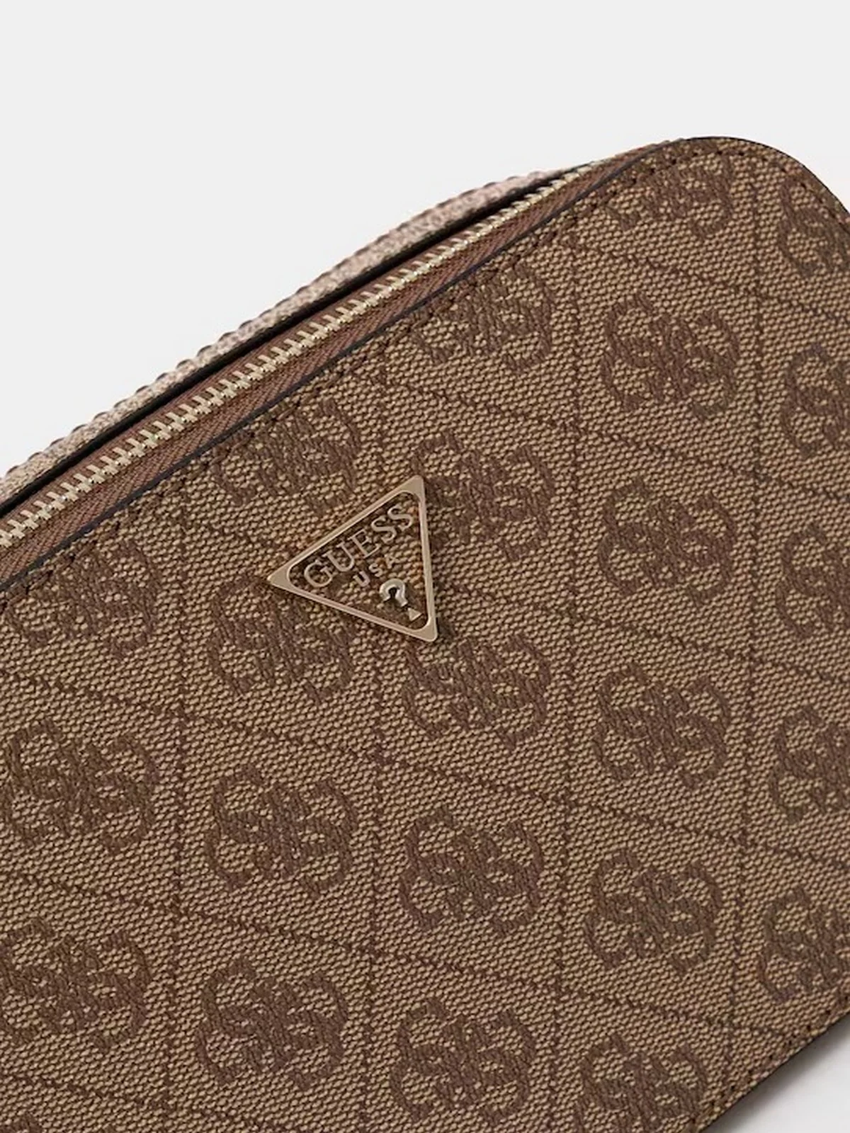 GUESS Borsa Donna NOELLE II CROSSBODY CAMERA HWBG96 72140 LGW LATTE LOGO/BROWN - Image 4
