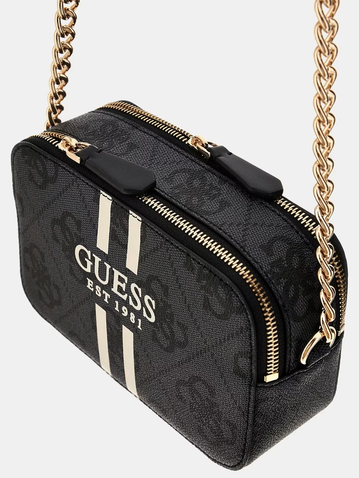 GUESS Borsa Donna NOELLE II CROSSBODY CAMERA HWOS96 72140 CLO COAL LOGO - Image 4