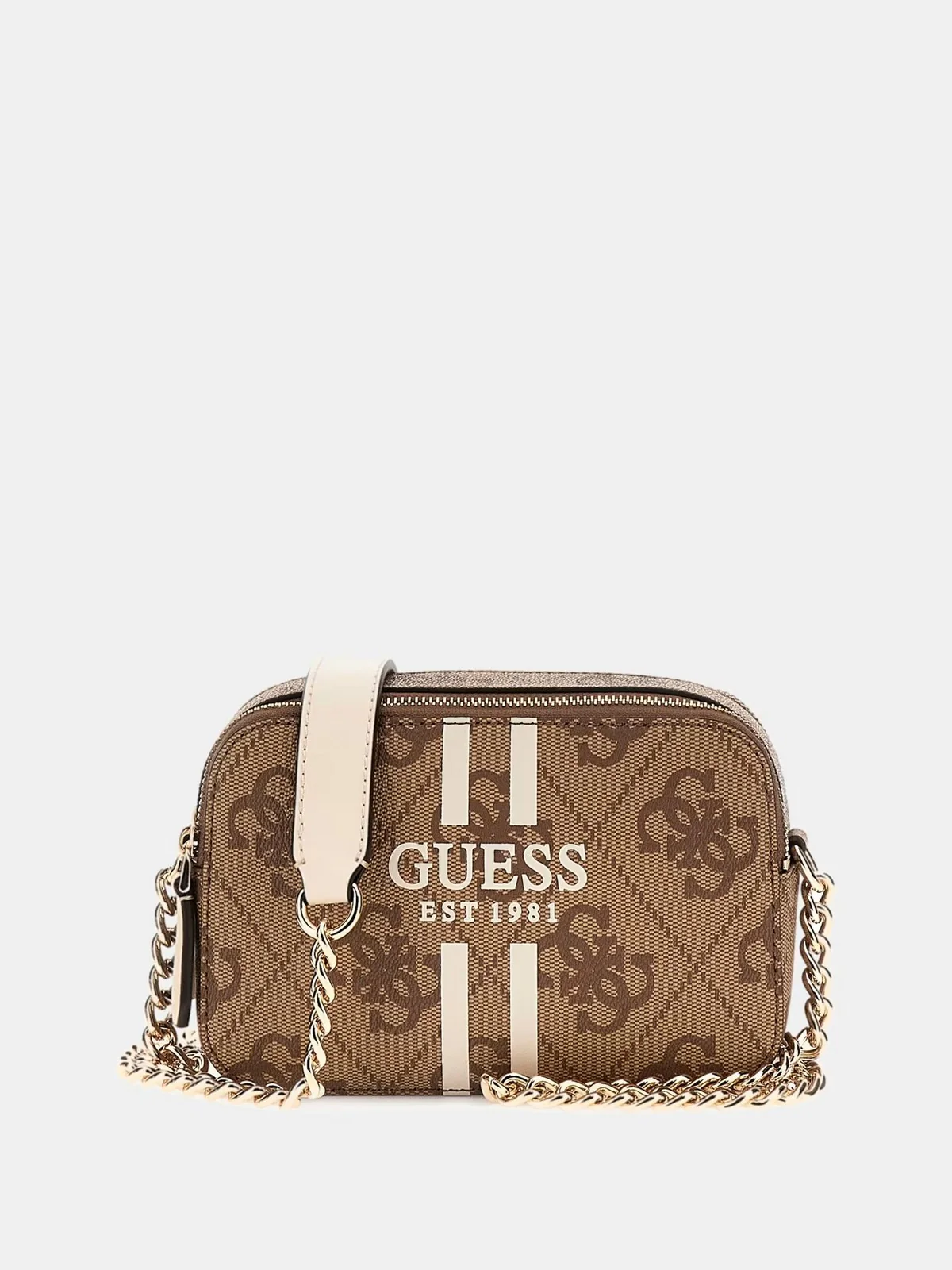 GUESS Borsa Donna NOELLE II CROSSBODY CAMERA HWOS96 72140 LTL LATTE LOGO - Image 2