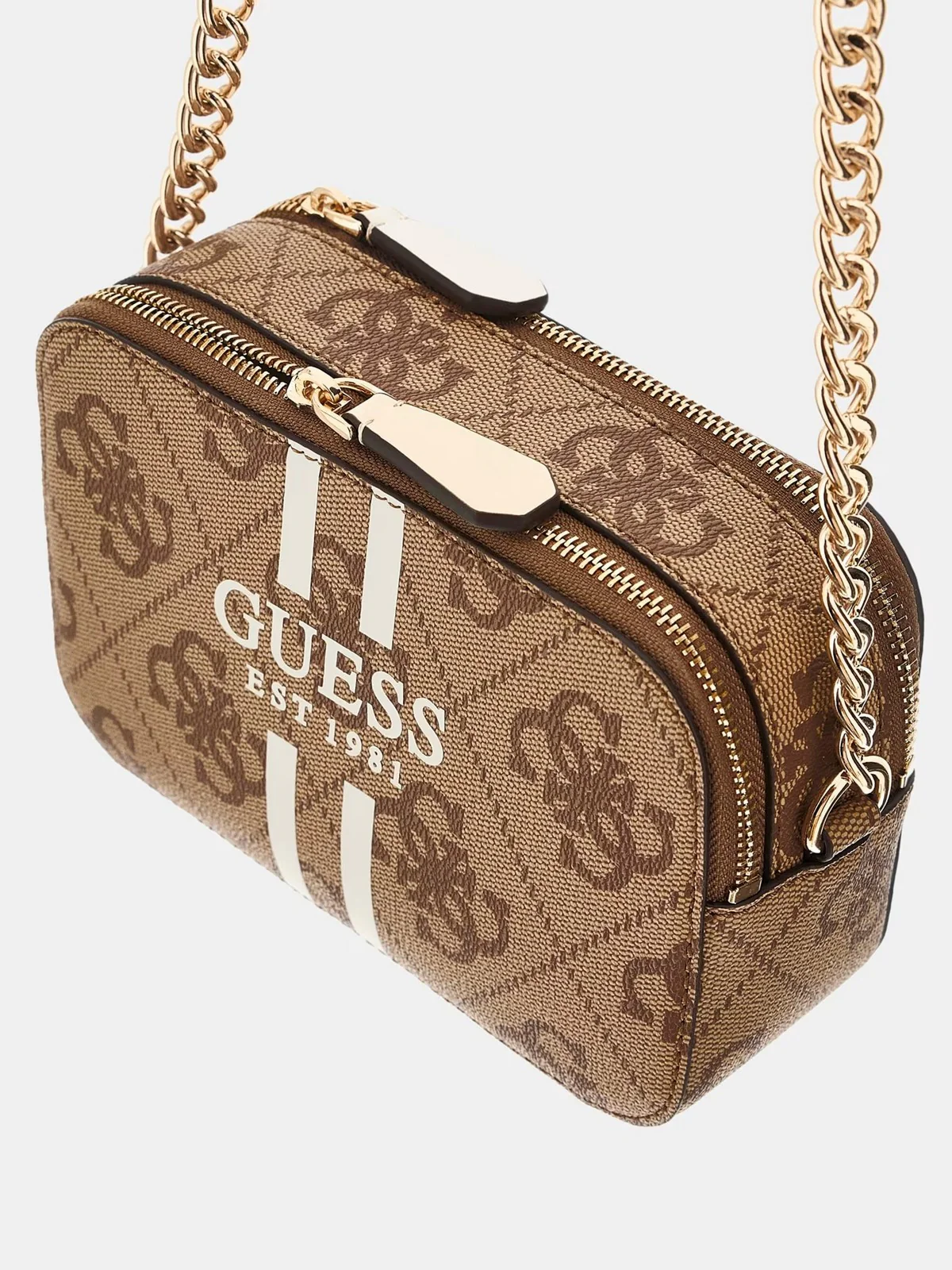 GUESS Borsa Donna NOELLE II CROSSBODY CAMERA HWOS96 72140 LTL LATTE LOGO - Image 5