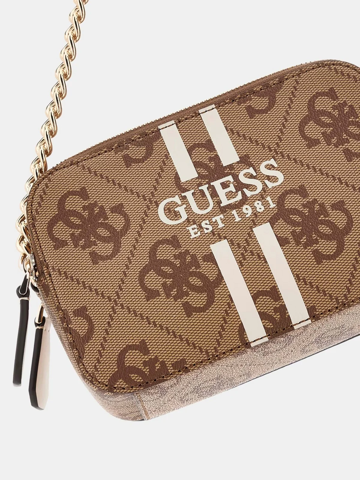 GUESS Borsa Donna NOELLE II CROSSBODY CAMERA HWOS96 72140 LTL LATTE LOGO - Image 6
