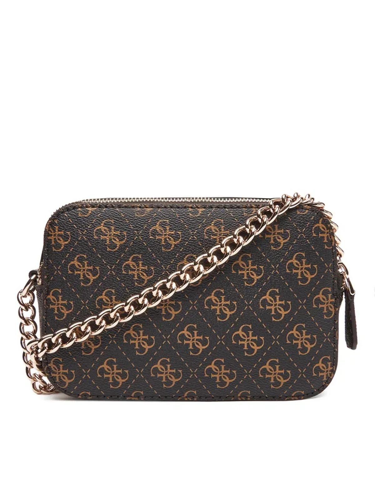 GUESS Borsa Donna NOELLE II CROSSBODY CAMERA HWQG96 72140 BNL BROWN LOGO - Image 2