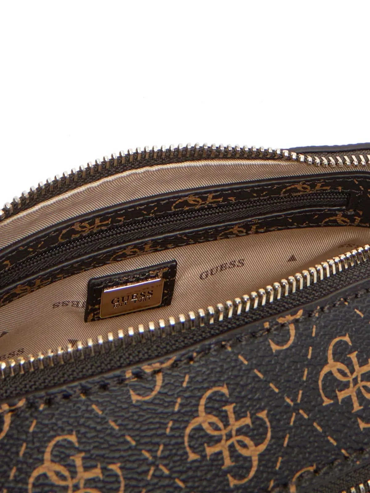 GUESS Borsa Donna NOELLE II CROSSBODY CAMERA HWQG96 72140 BNL BROWN LOGO - Image 3