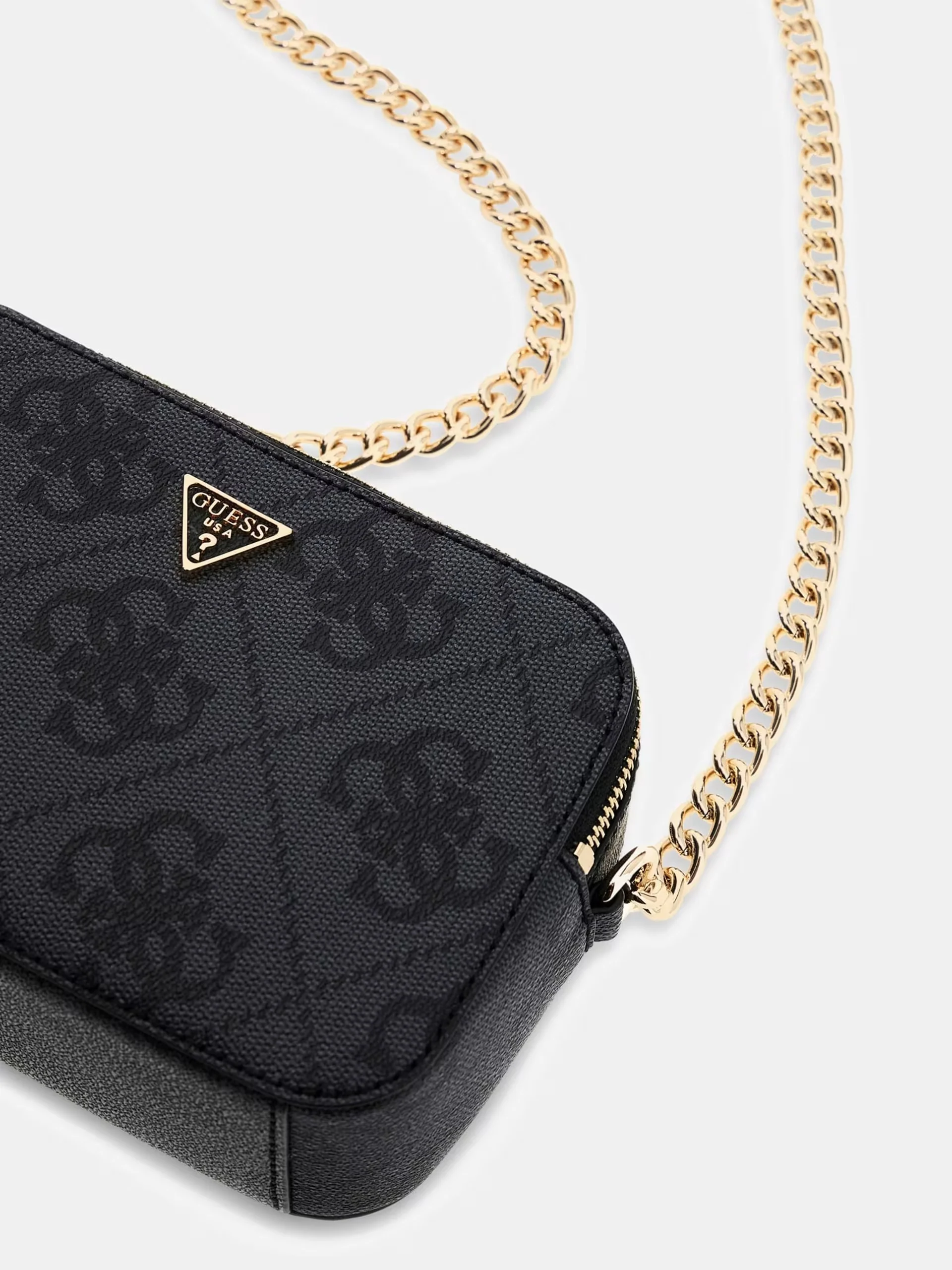 GUESS Borsa Donna NOELLE II CROSSBODY CAMERA HWSO96 72140 CLO COAL LOGO - Image 7