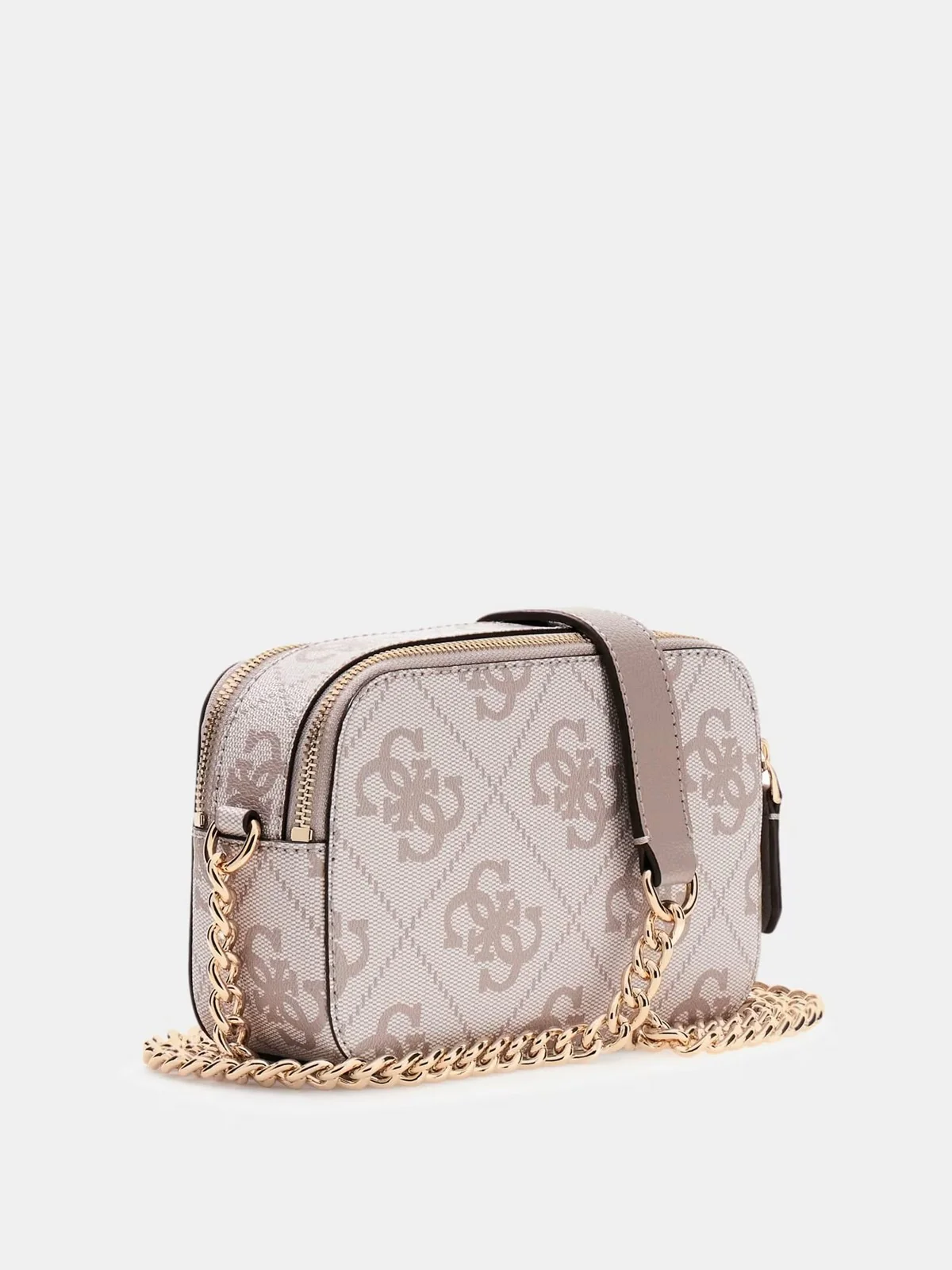 GUESS Borsa Donna NOELLE II CROSSBODY CAMERA HWSO96 72140 DKO DARK TAUPE LOGO - Image 5