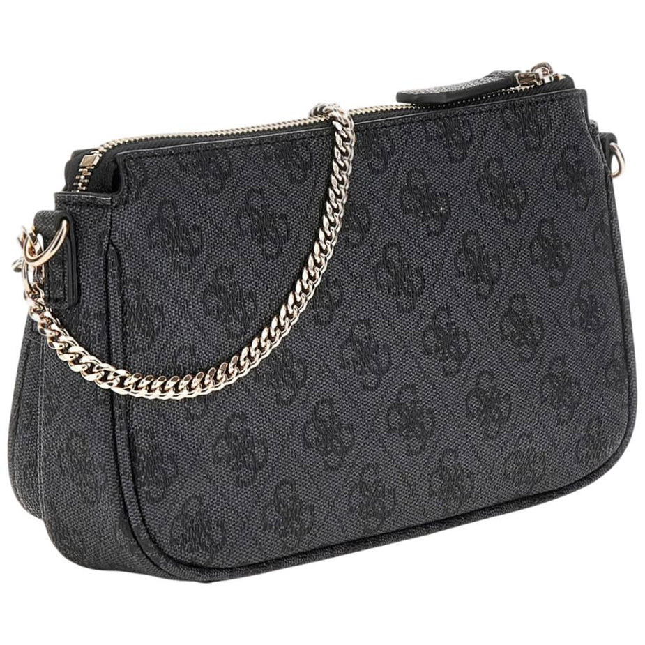 GUESS Borsa Donna NOELLE II DBL POUCH CROSSBODY HWBG96 72710 CLO COAL LOGO - Image 4