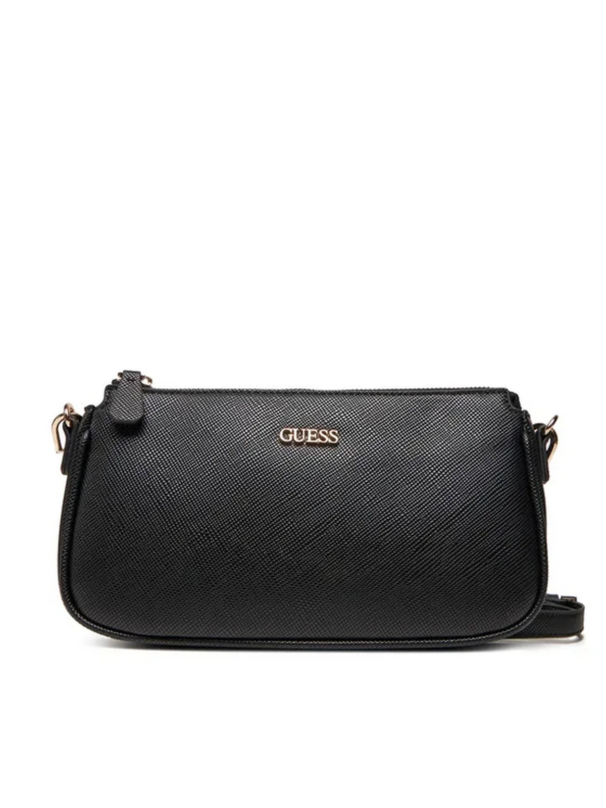 GUESS Borsa Donna NOELLE II DBL POUCH CROSSBODY HWZG96 72710 BLA BLACK - Image 4