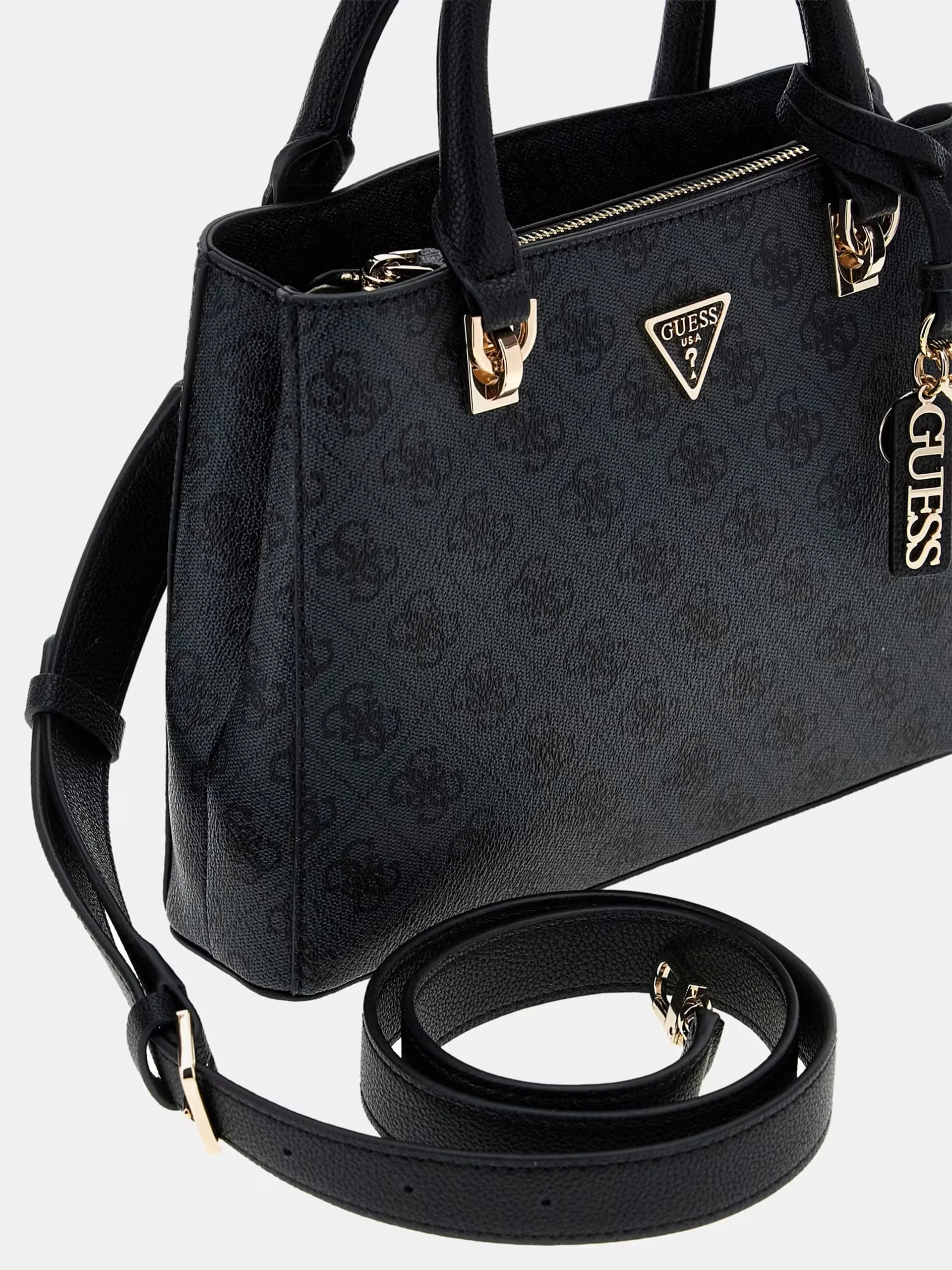 GUESS Borsa Donna NOELLE II SML MULTI COMP STCHL HWBG96 72050 CLO COAL LOGO - Image 4
