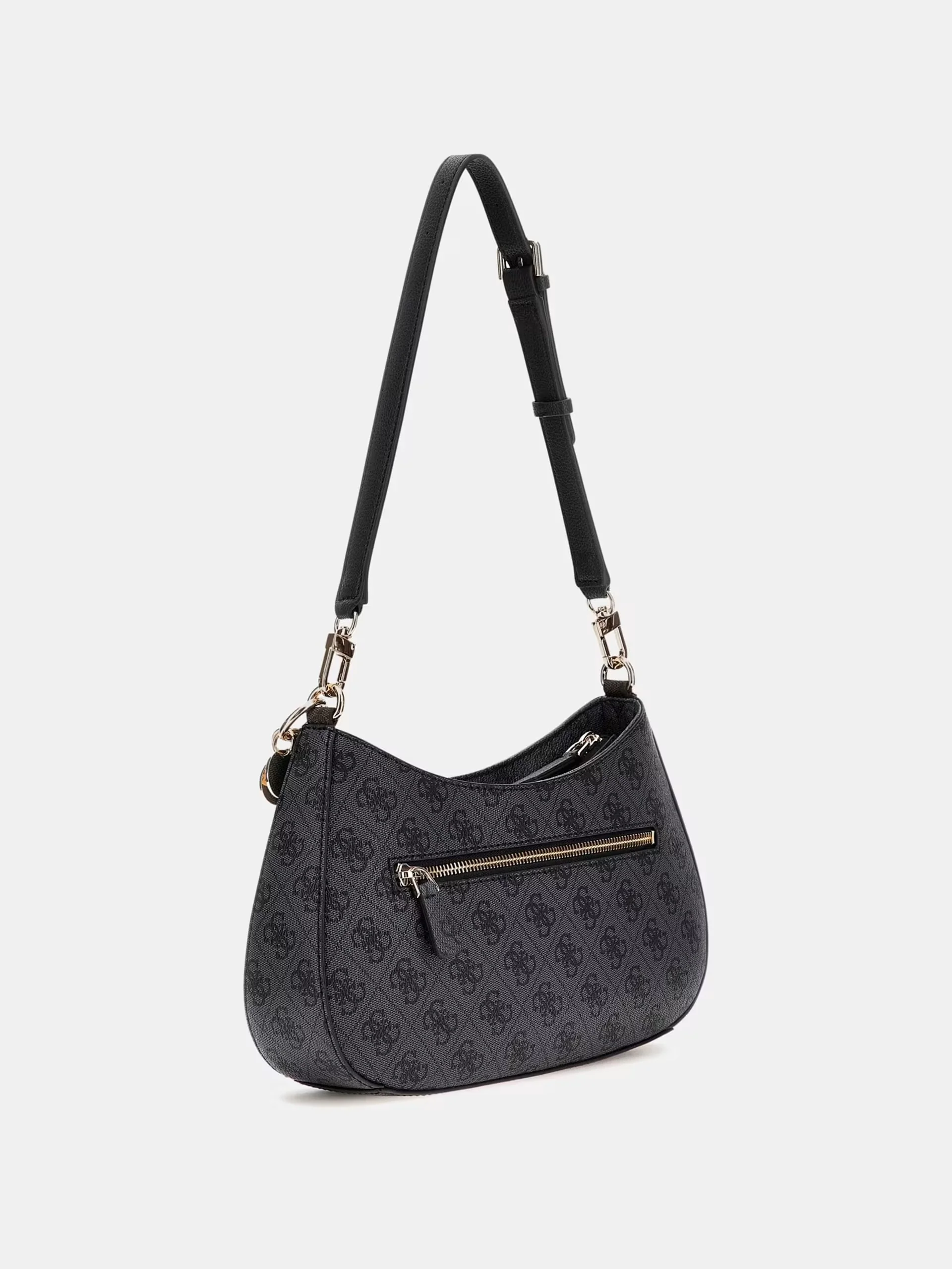GUESS Borsa Donna NOELLE II TOP ZIP SHOULDER BAG HWBG96 72180 CLO COAL LOGO - Image 2