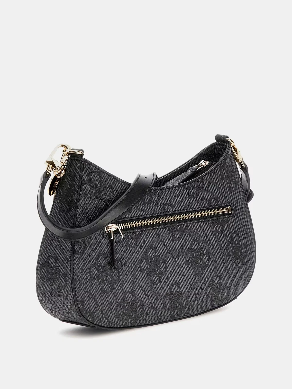 GUESS Borsa Donna NOELLE II TOP ZIP SHOULDER BAG HWOS96 72180 CLO COAL LOGO - Image 4