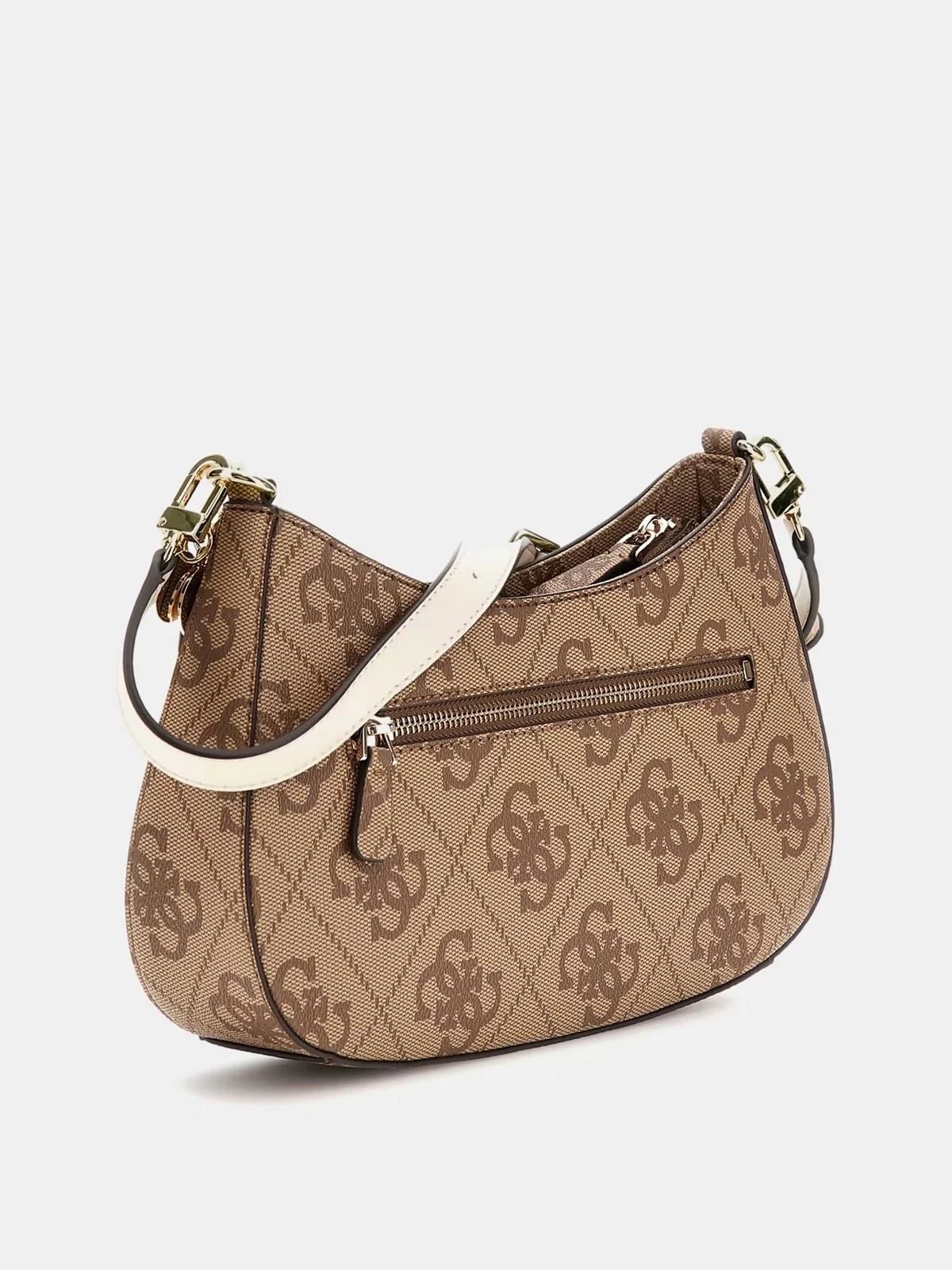 GUESS Borsa Donna NOELLE II TOP ZIP SHOULDER BAG HWOS96 72180 LTL LATTE LOGO - Image 3