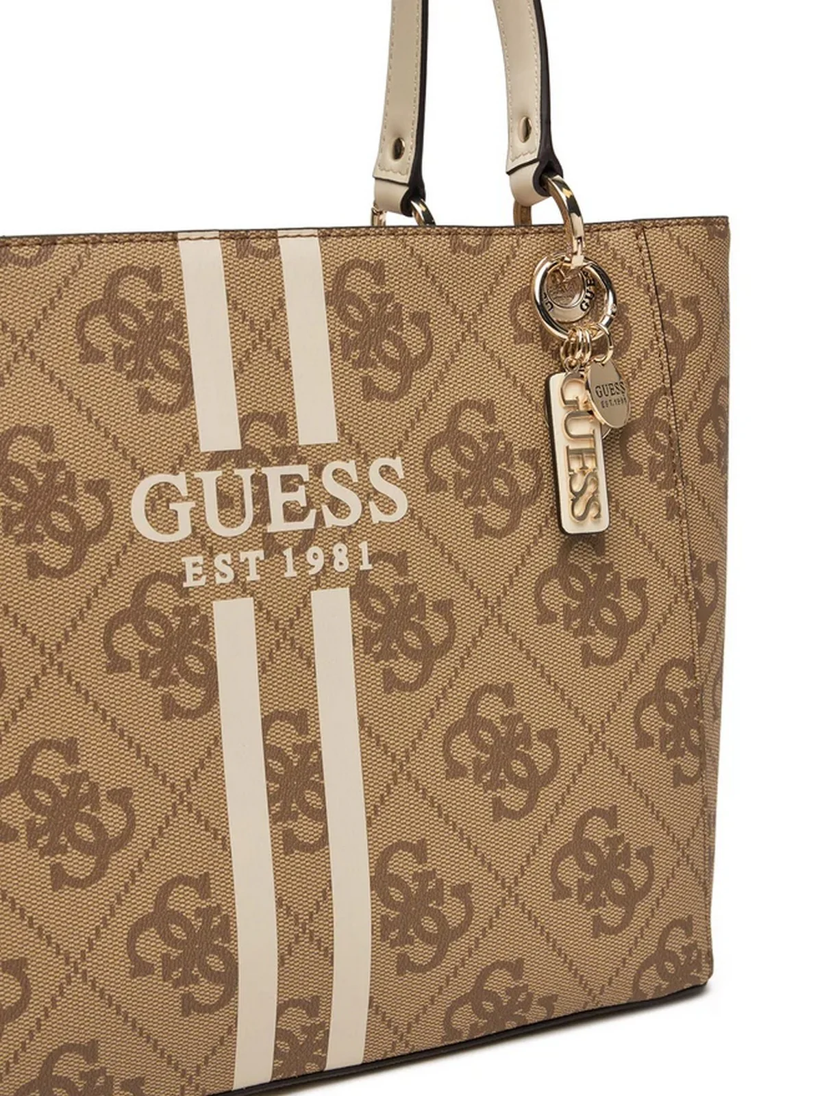 GUESS Borsa Donna NOELLE II TOTE HWOS96 72250 LTL LATTE LOGO - Image 3