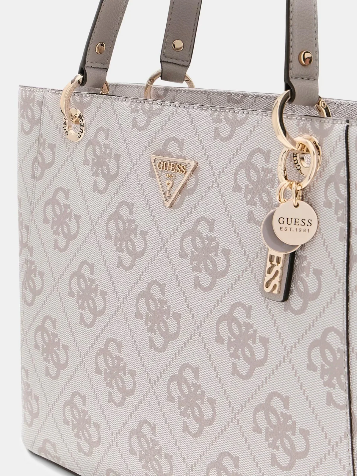 GUESS Borsa Donna NOELLE II TOTE HWSO96 72250 DKO DARK TAUPE LOGO - Image 5