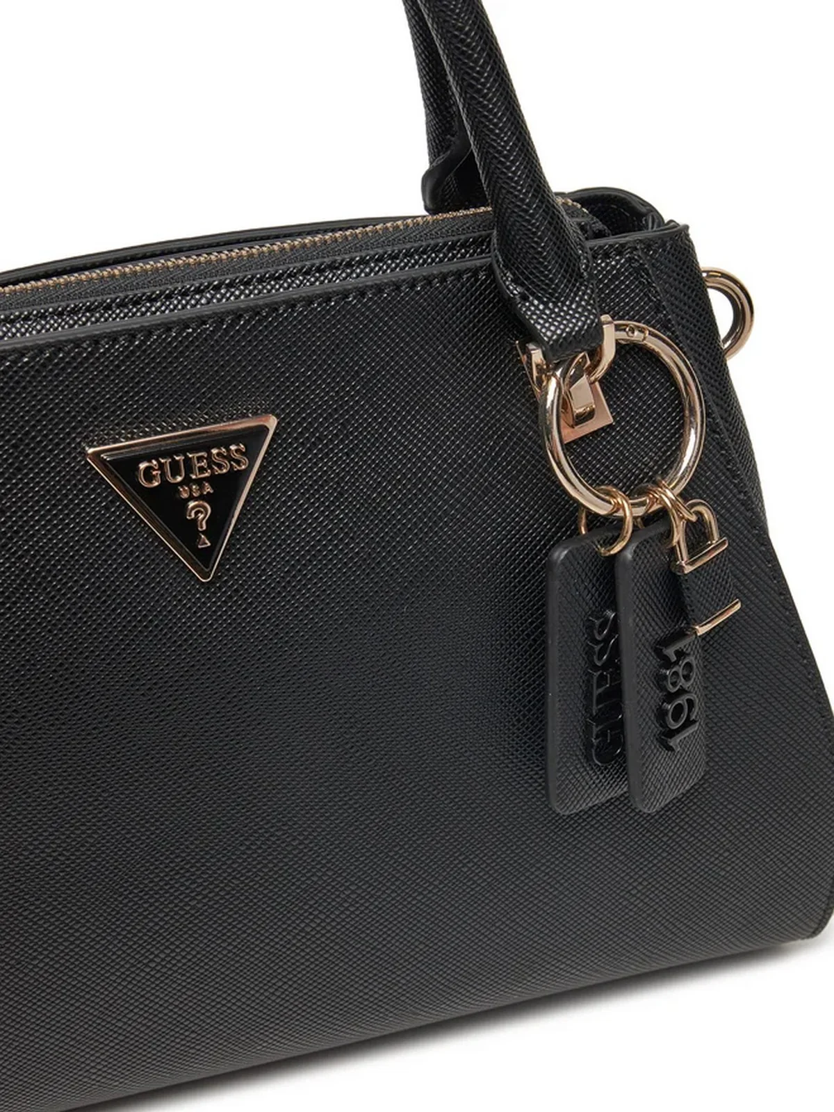 GUESS Borsa Donna NOELLE LUXURY SATCHEL HWZG78 79070 BLA Nero - Image 2