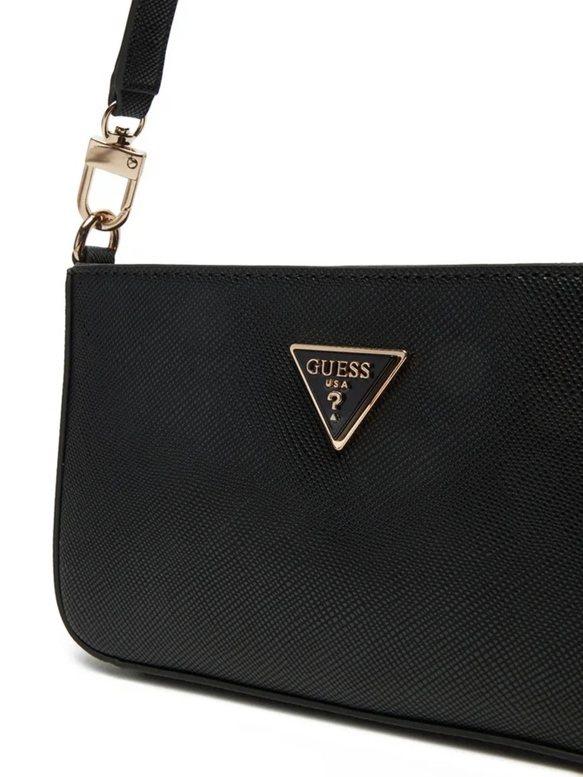 GUESS Borsa Donna NOELLE MINI TOP ZIP SHOULDER HWZG78 79720 BLA Nero - Image 2
