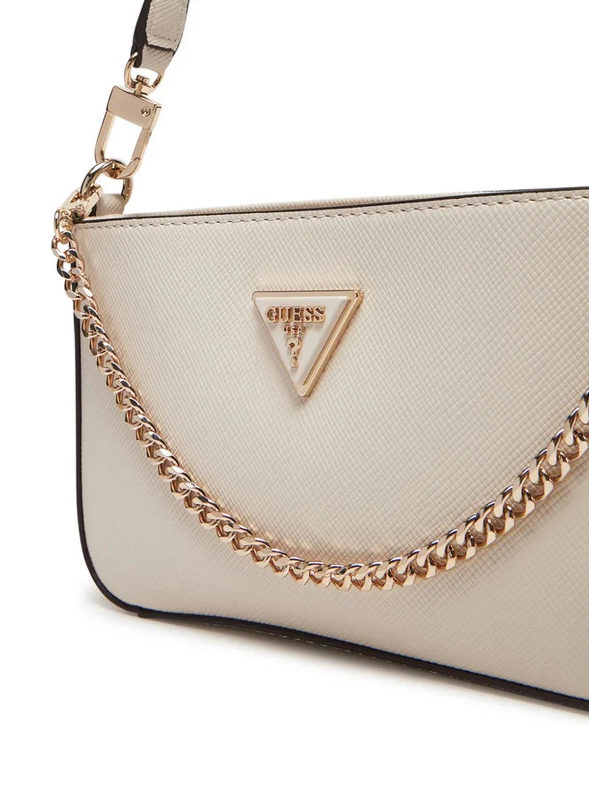 GUESS Borsa Donna NOELLE MINI TOP ZIP SHOULDER HWZG78 79720 BON Beige - Image 2