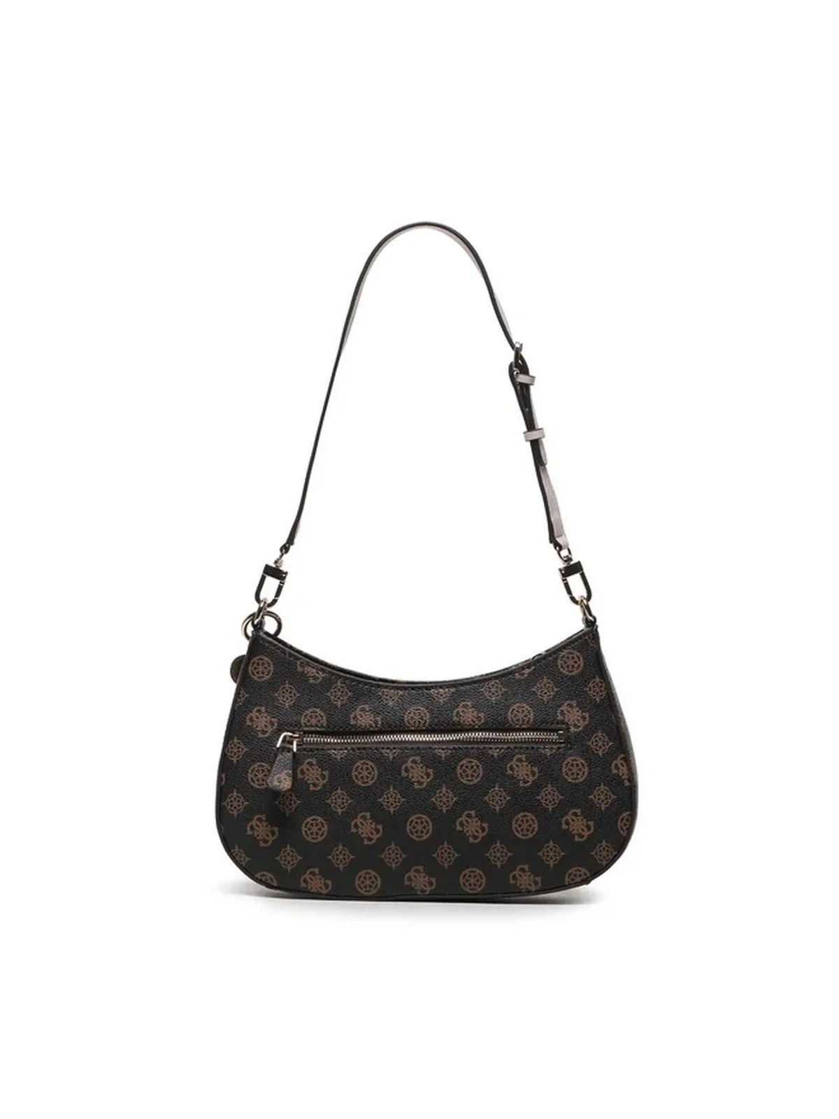 GUESS Borsa Donna NOELLE TOP ZIP SHOULDER BAG HWPZ78 79180 MLO Marrone - Image 4