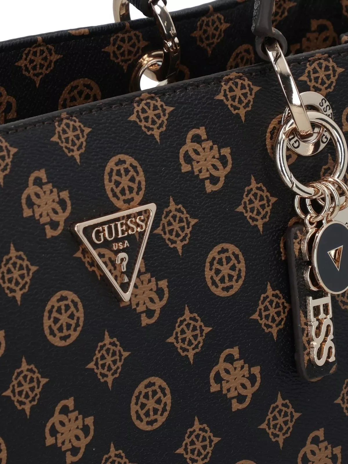 GUESS Borsa Donna NOELLE TOTE HWPZ78 79250 MLO Marrone - Image 4