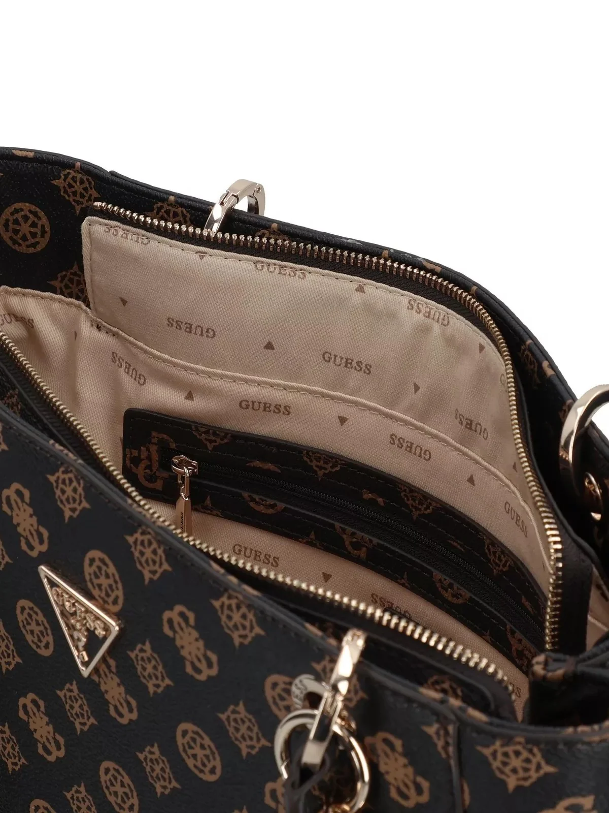 GUESS Borsa Donna NOELLE TOTE HWPZ78 79250 MLO Marrone - Image 5