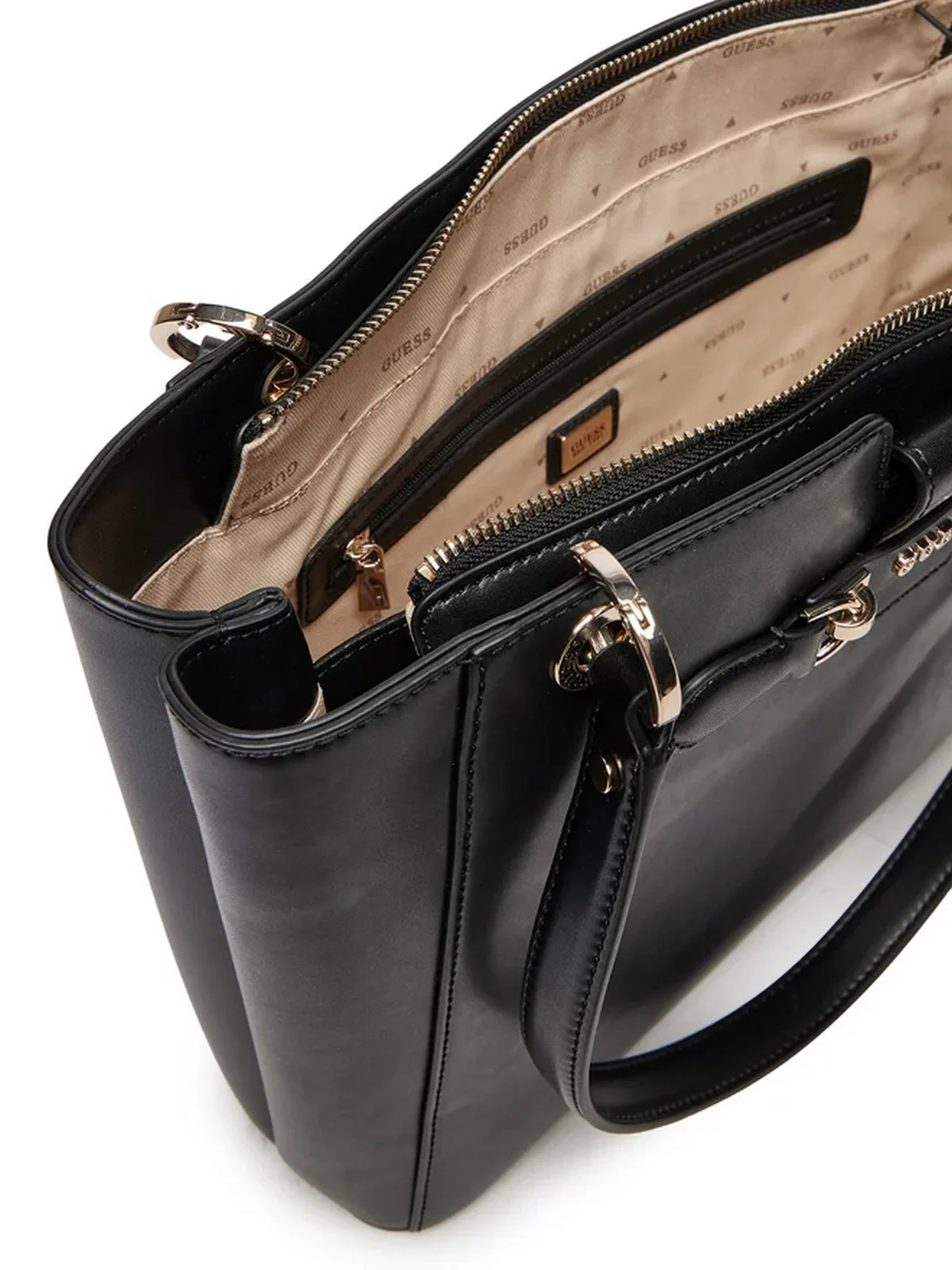 GUESS Borsa Donna Nolana Sml Girlfrien HWVG95 00250 BLA Nero - Image 4