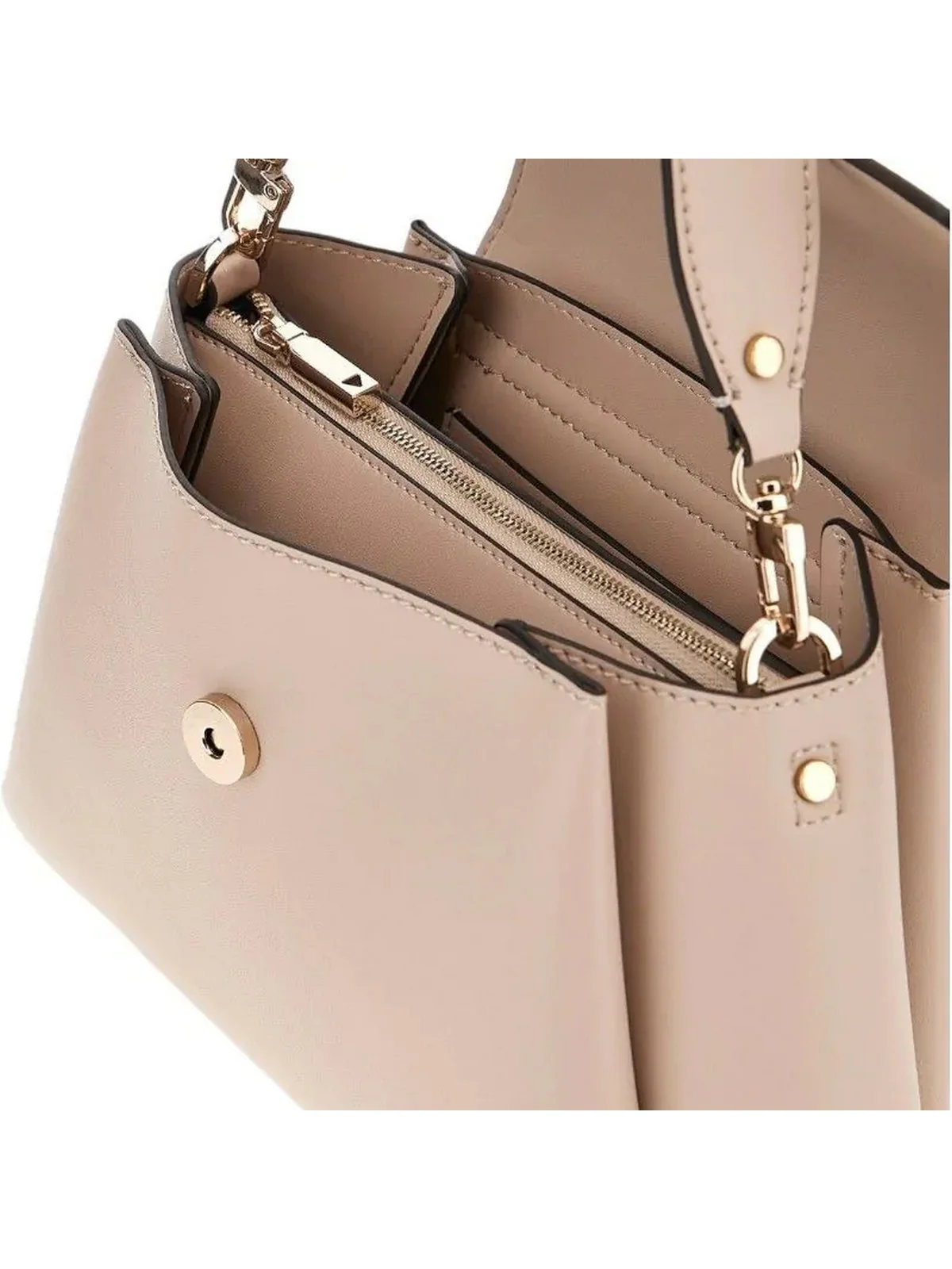 GUESS Borsa Donna Nolana Sml Girlfrien HWVG95 07200 STO Beige - Image 3