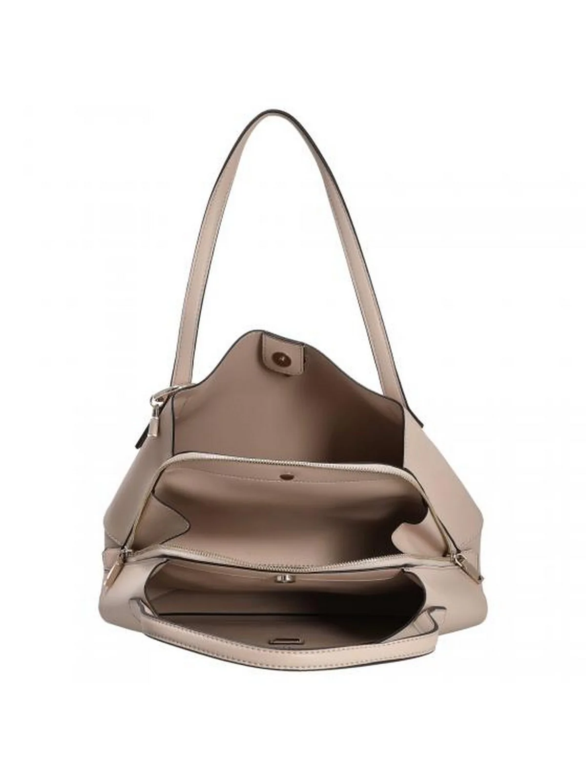 GUESS Borsa Donna Nolana Sml Girlfrien HWVG95 07220 STO Beige - Image 5