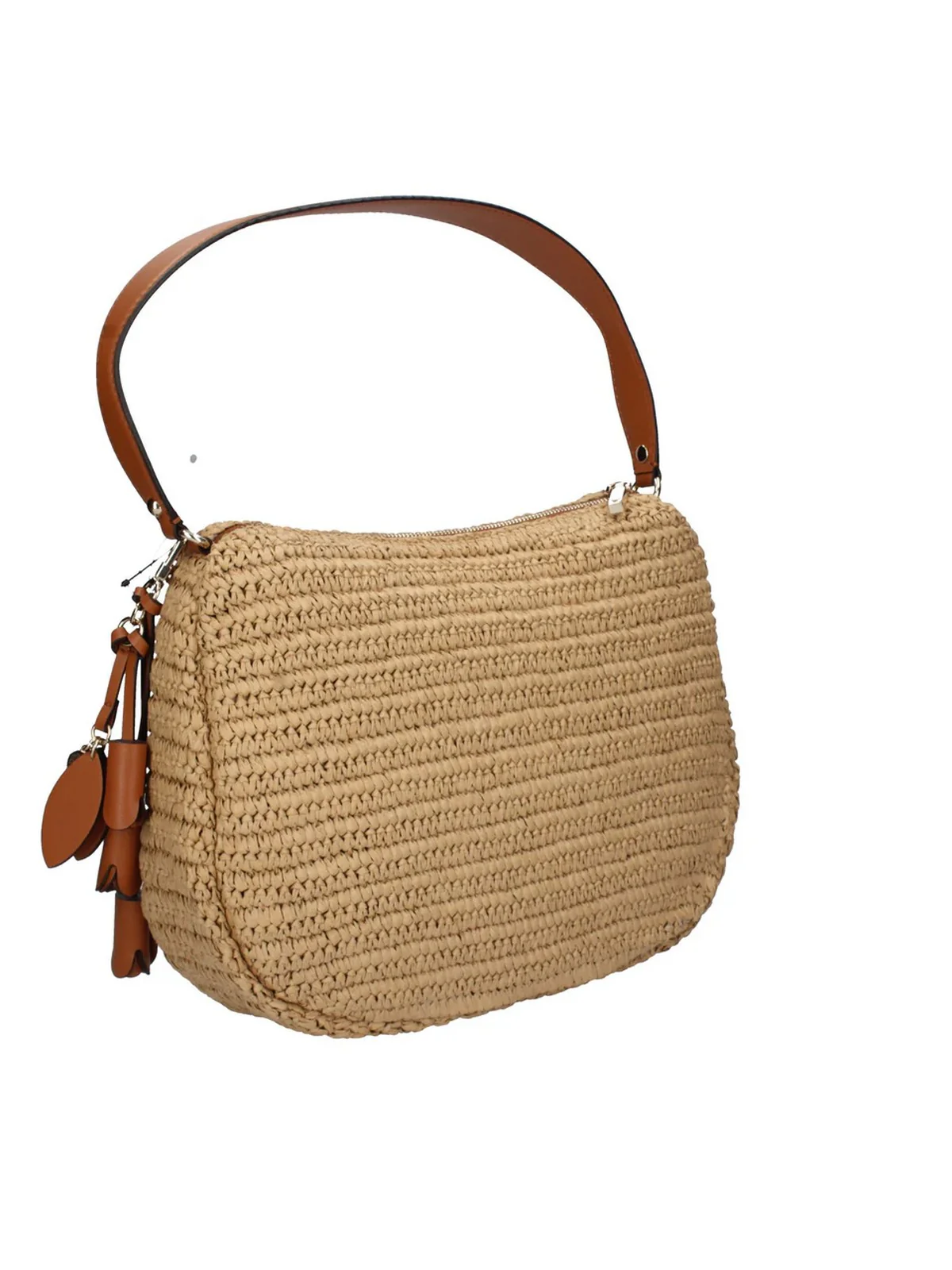 GUESS Borsa Donna OFELIA HOBO SHOULDER BAG HWWG99 23010 NTC NATURAL/COGNAC - Image 3