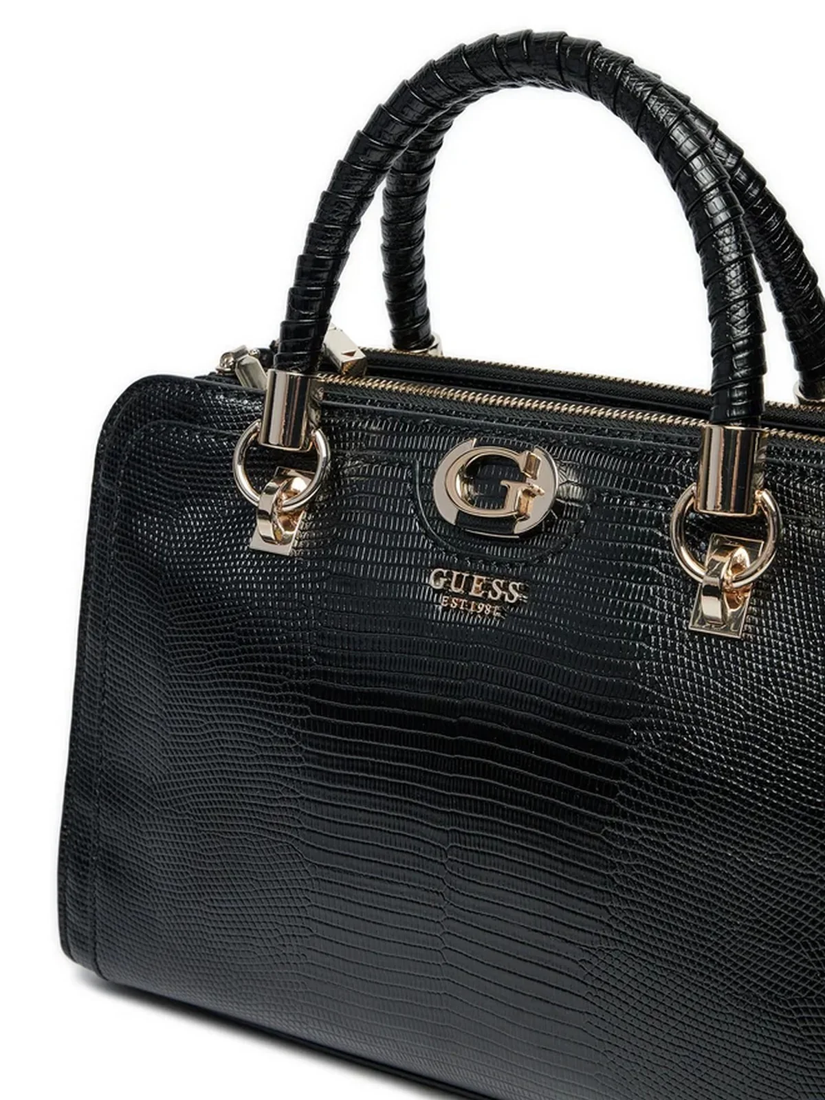 GUESS Borsa Donna ORLINA SOCIETY SATCHEL HWKG95 31060 BLA Nero - Image 2