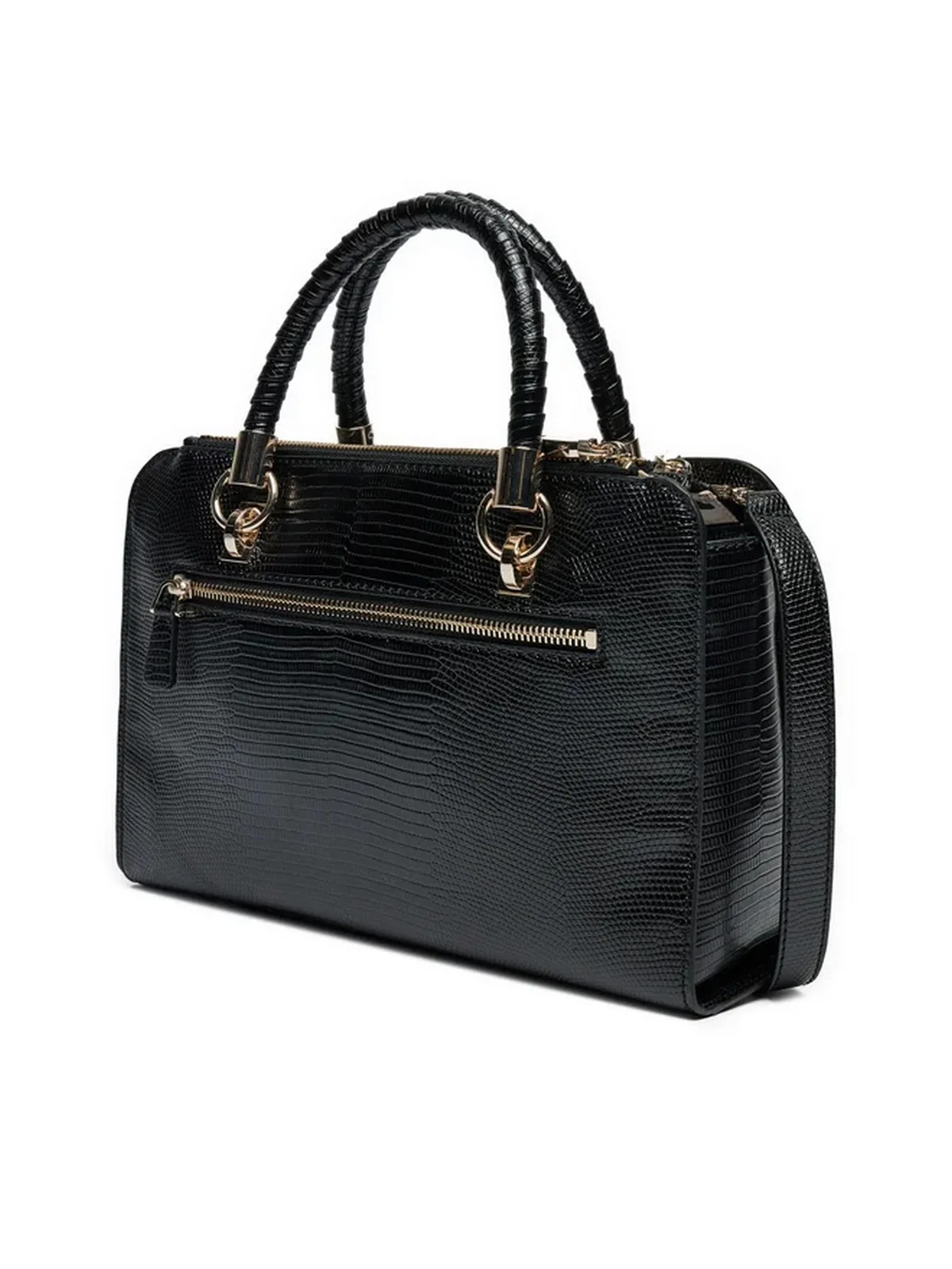 GUESS Borsa Donna ORLINA SOCIETY SATCHEL HWKG95 31060 BLA Nero - Image 3