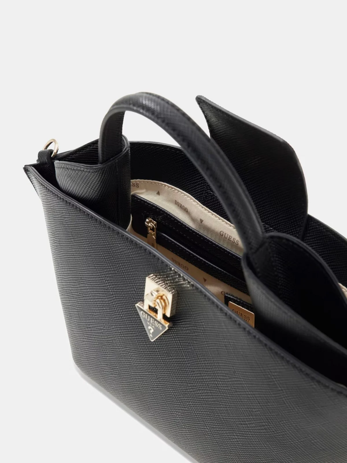 GUESS Borsa Donna PATSIE MINI TOTE HWZG99 19750 BLA BLACK - Image 5