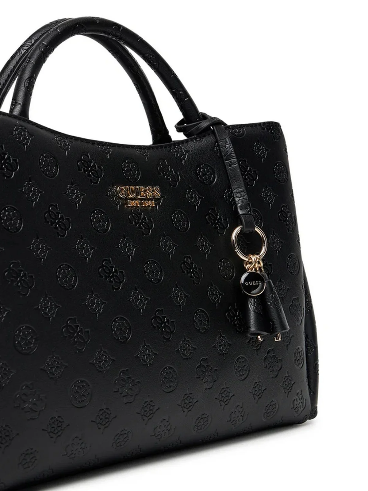 GUESS Borsa Donna PHOEBE LRG GIRLFRIEND SATCHEL HWPD96 65070 BLO BLACK LOGO - Image 3