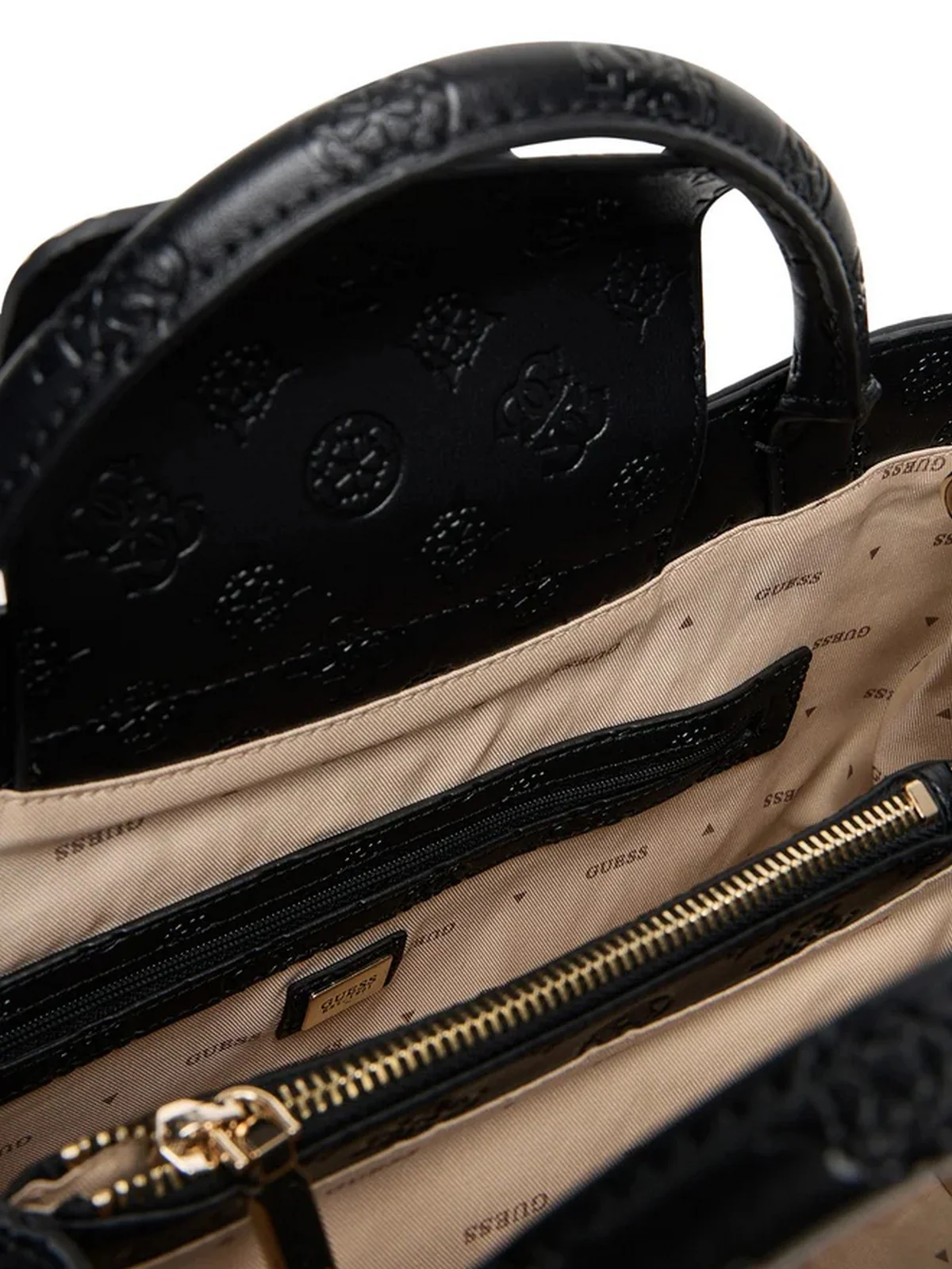 GUESS Borsa Donna PHOEBE LRG GIRLFRIEND SATCHEL HWPD96 65070 BLO BLACK LOGO - Image 6