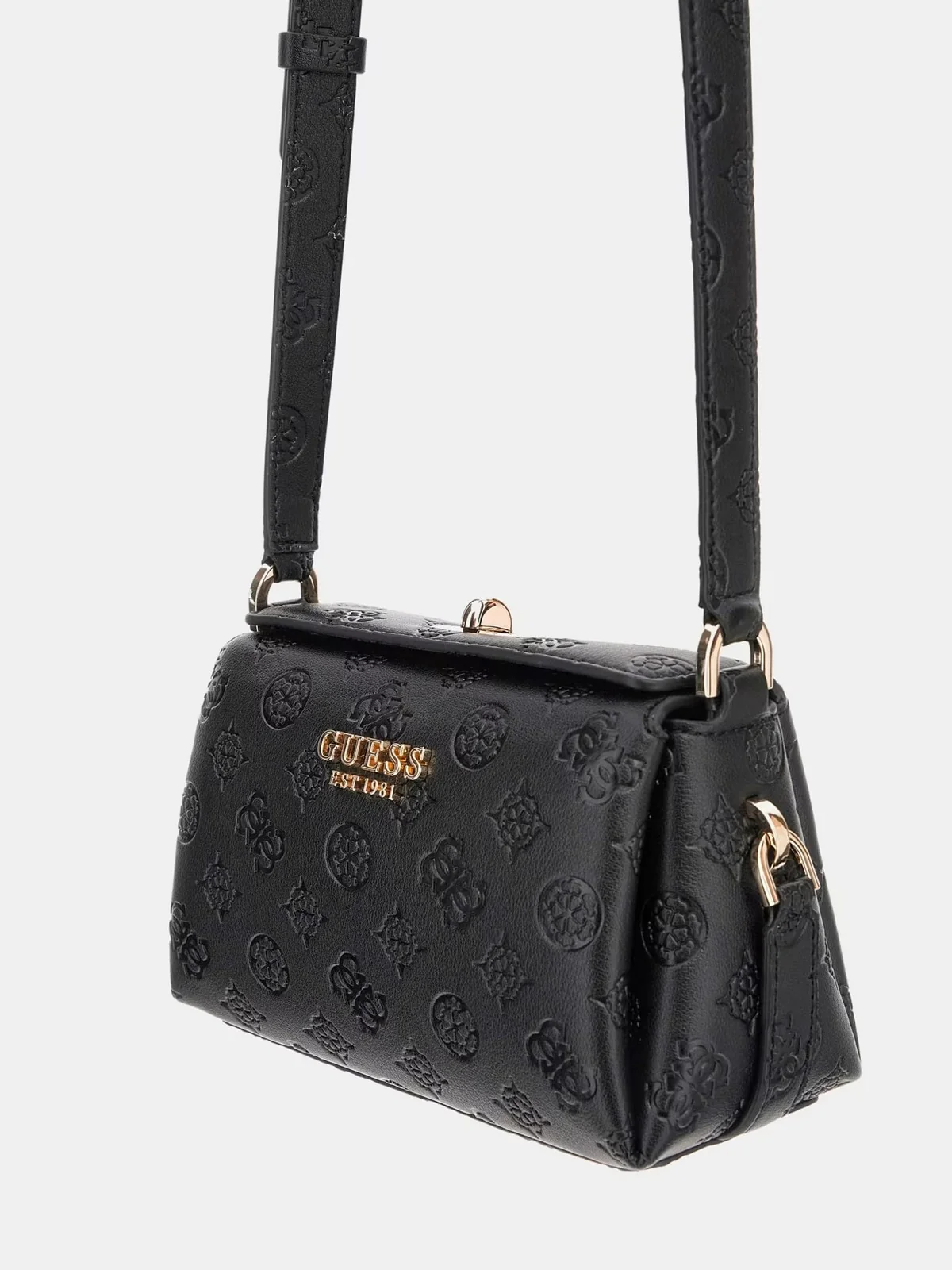 GUESS Borsa Donna PHOEBE MINI CROSSBODY BAG HWPD96 65730 BLO BLACK LOGO - Image 7