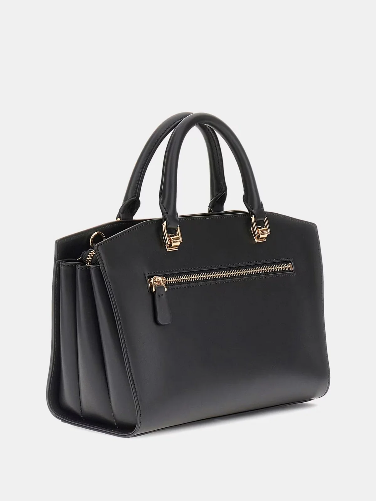 GUESS Borsa Donna QUEENSLAND LUXURY SATCHEL HWVG96 55060 BLA BLACK - Image 4