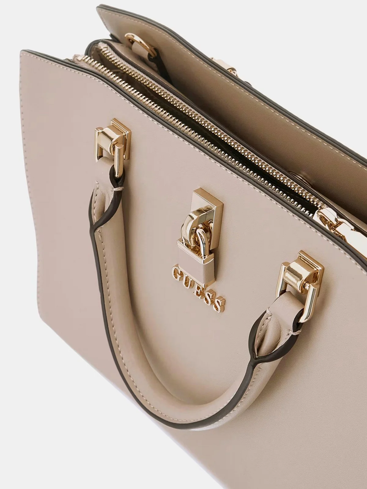 GUESS Borsa Donna QUEENSLAND LUXURY SATCHEL HWVG96 55060 SIT SIMPLY TAUPE - Image 6