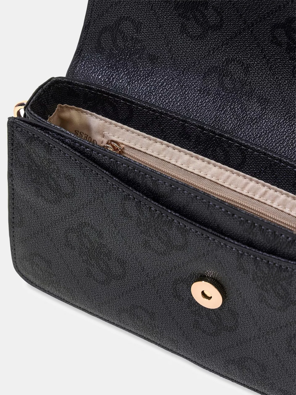 GUESS Borsa Donna SADIE FLAP SHOULDER BAG HWOS81 18190 CLO COAL LOGO - Image 4
