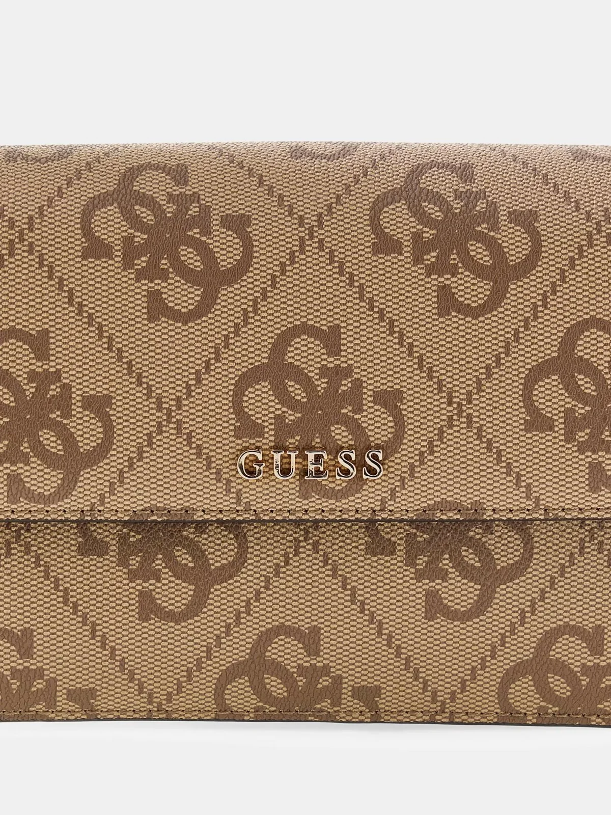 GUESS Borsa Donna SADIE FLAP SHOULDER BAG HWOS81 18190 LTL LATTE LOGO - Image 4
