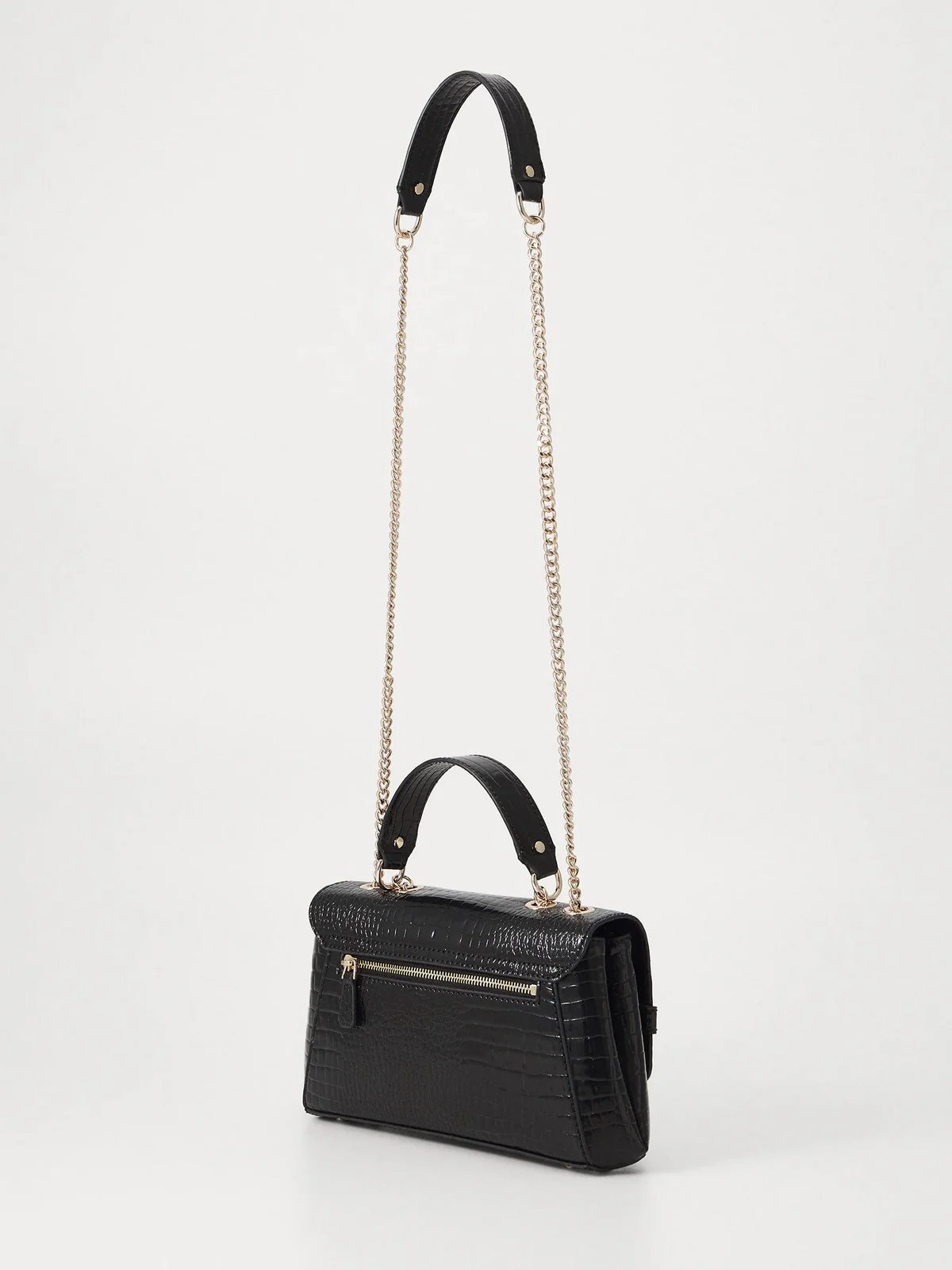 GUESS Borsa Donna SILVYE CONVERTIBLE XBODY FLAP HWCG95 27210 BLA Nero - Image 2