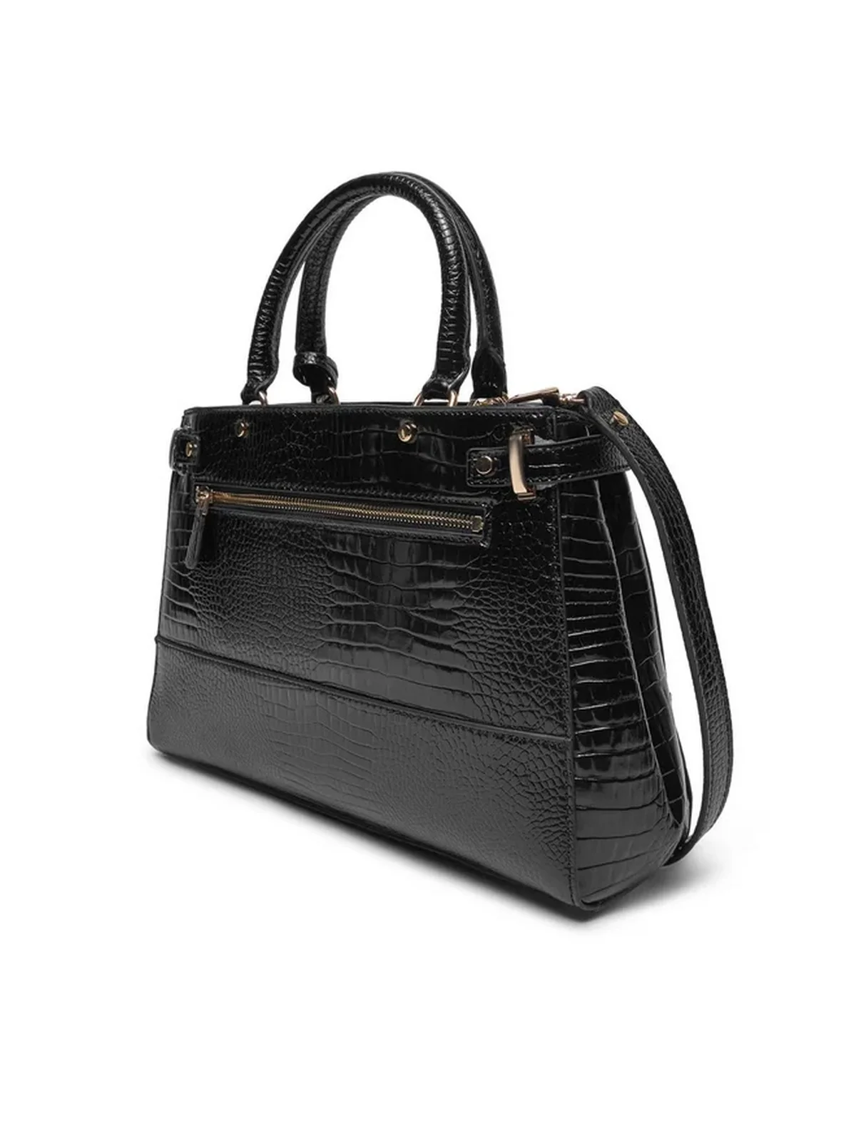 GUESS Borsa Donna SILVYE LUXURY SATCHEL HWCG95 27060 BLA Nero - Image 3