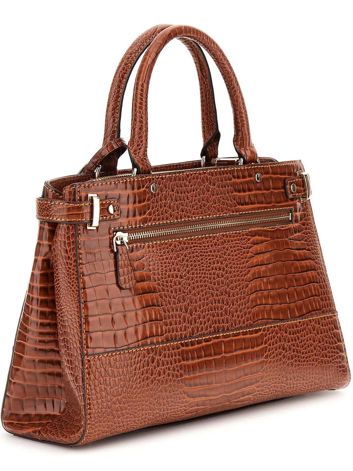 GUESS Borsa Donna SILVYE LUXURY SATCHEL HWCG95 27060 COG Marrone - Image 2