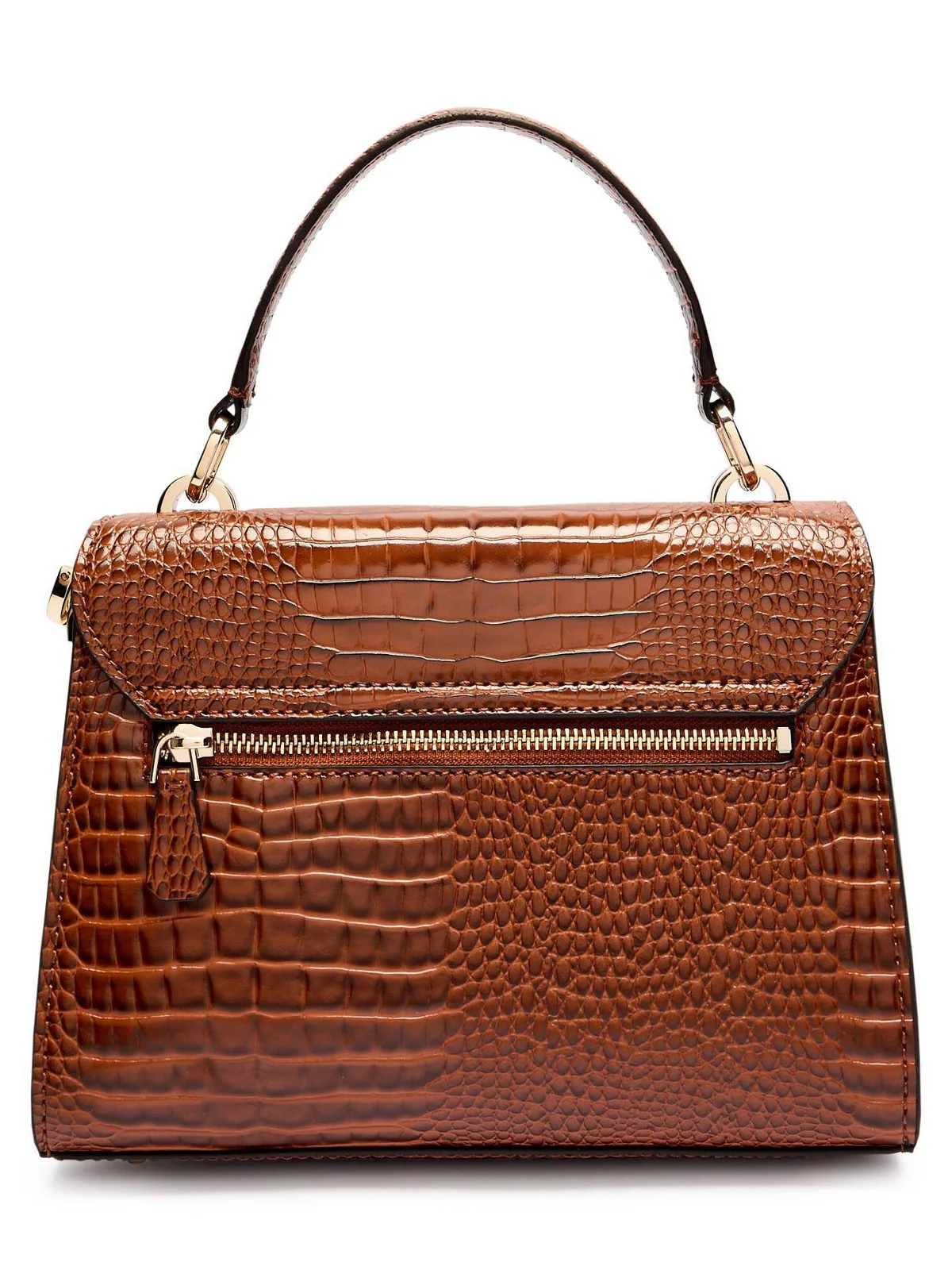 GUESS Borsa Donna SILVYE TOP HANDLE FLAP HWCG95 27200 COG Marrone - Image 3