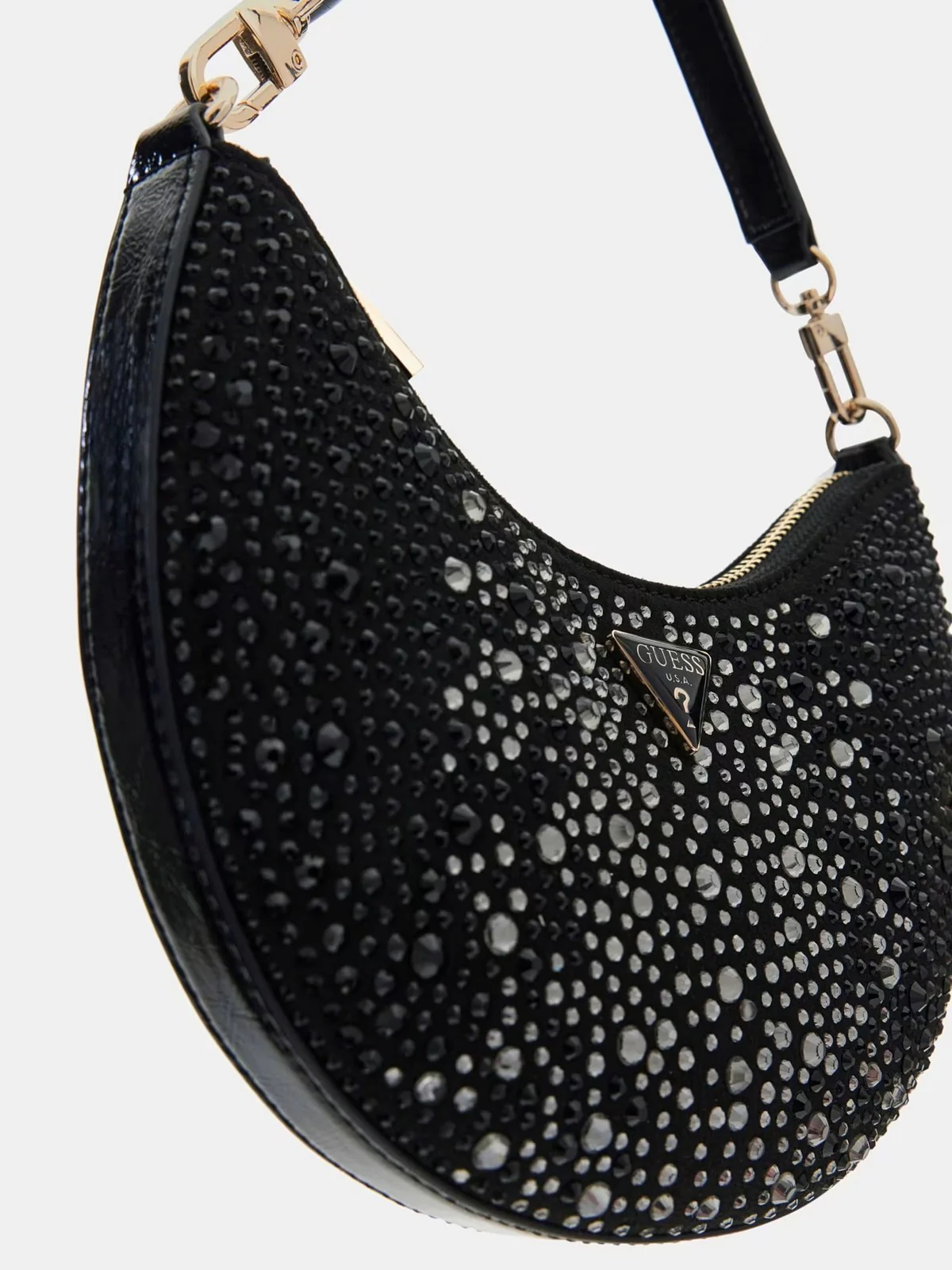 GUESS Borsa Donna TASMIN MINI SHOULDER BAG HWEG99 31720 BLA BLACK - Image 5