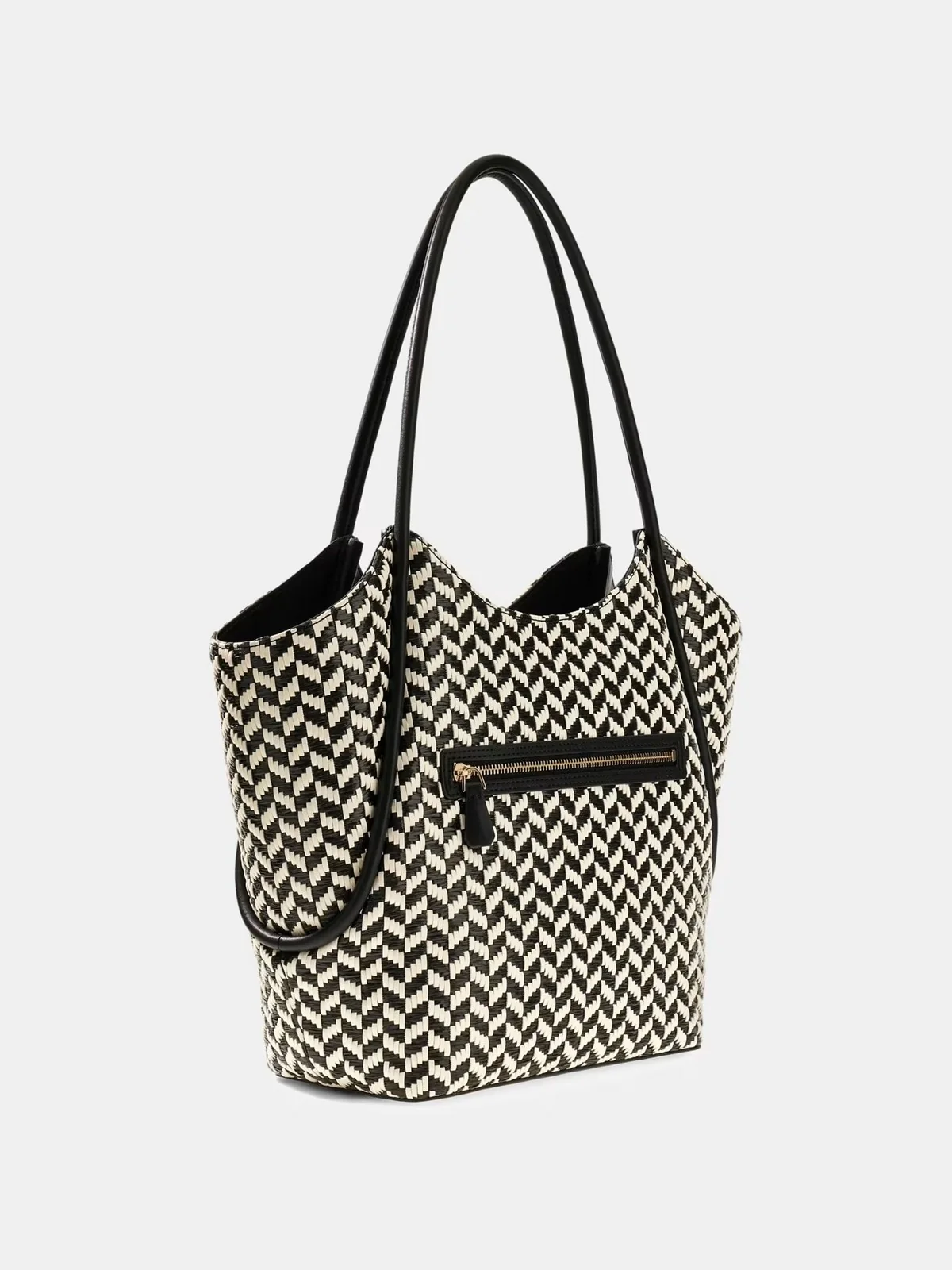 GUESS Borsa Donna TESSI 2 IN 1 TOTE HWWG76 91230 BML BLACK MULTI - Image 3
