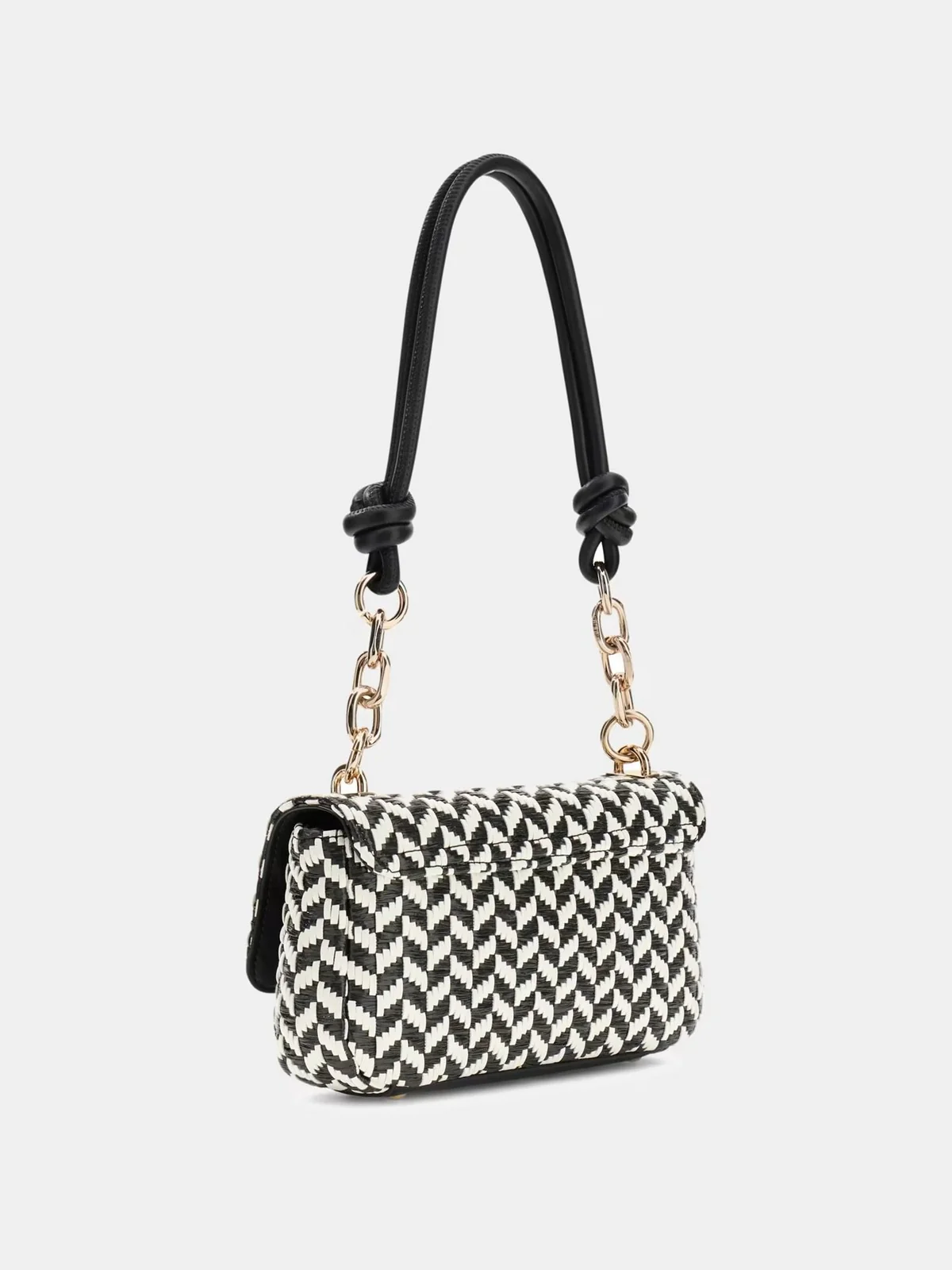 GUESS Borsa Donna TESSI FLAP SHOULDER BAG HWWG76 91190 BML BLACK MULTI - Image 2